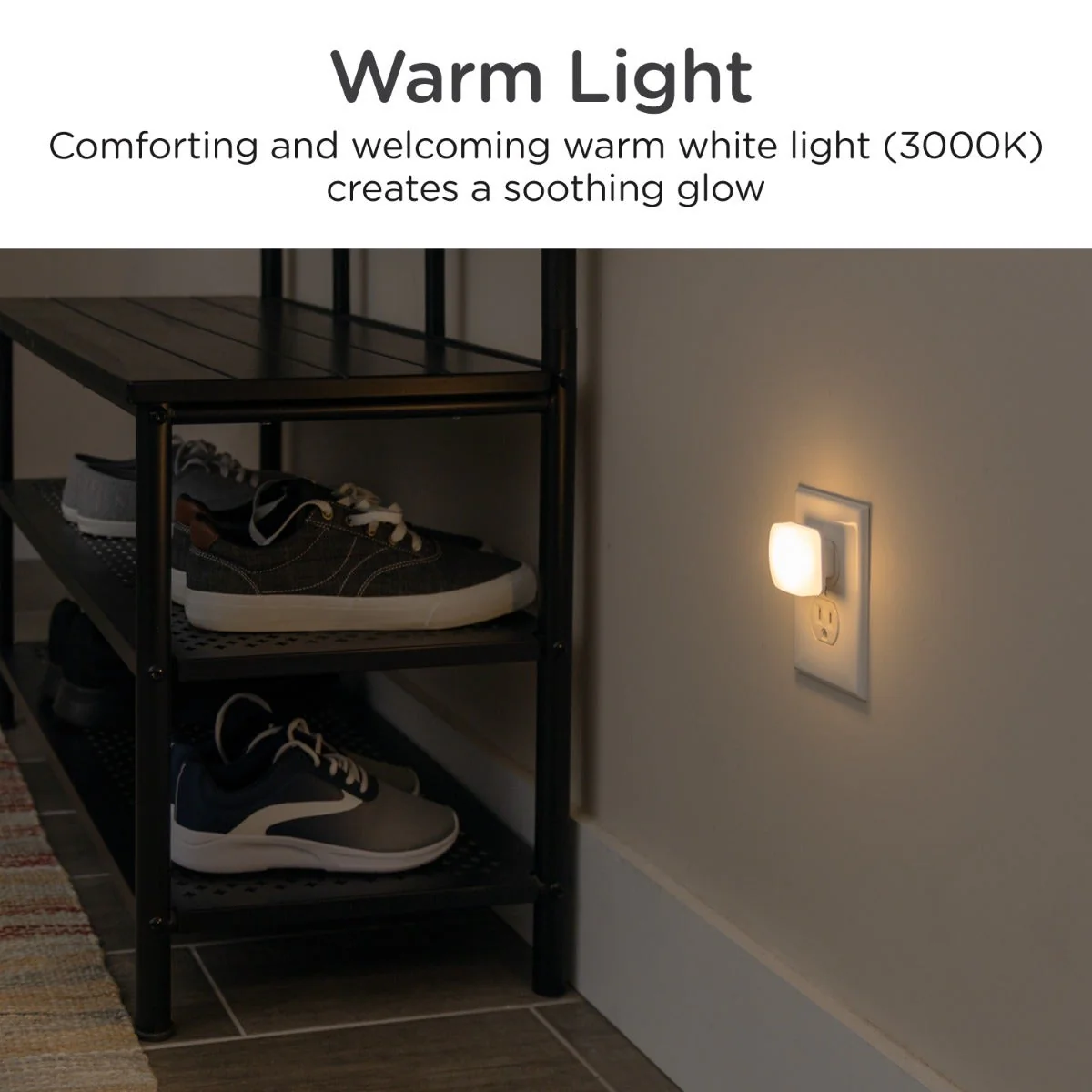 Lights by Night Square GLO Dot LED Night Light, White - Image 7