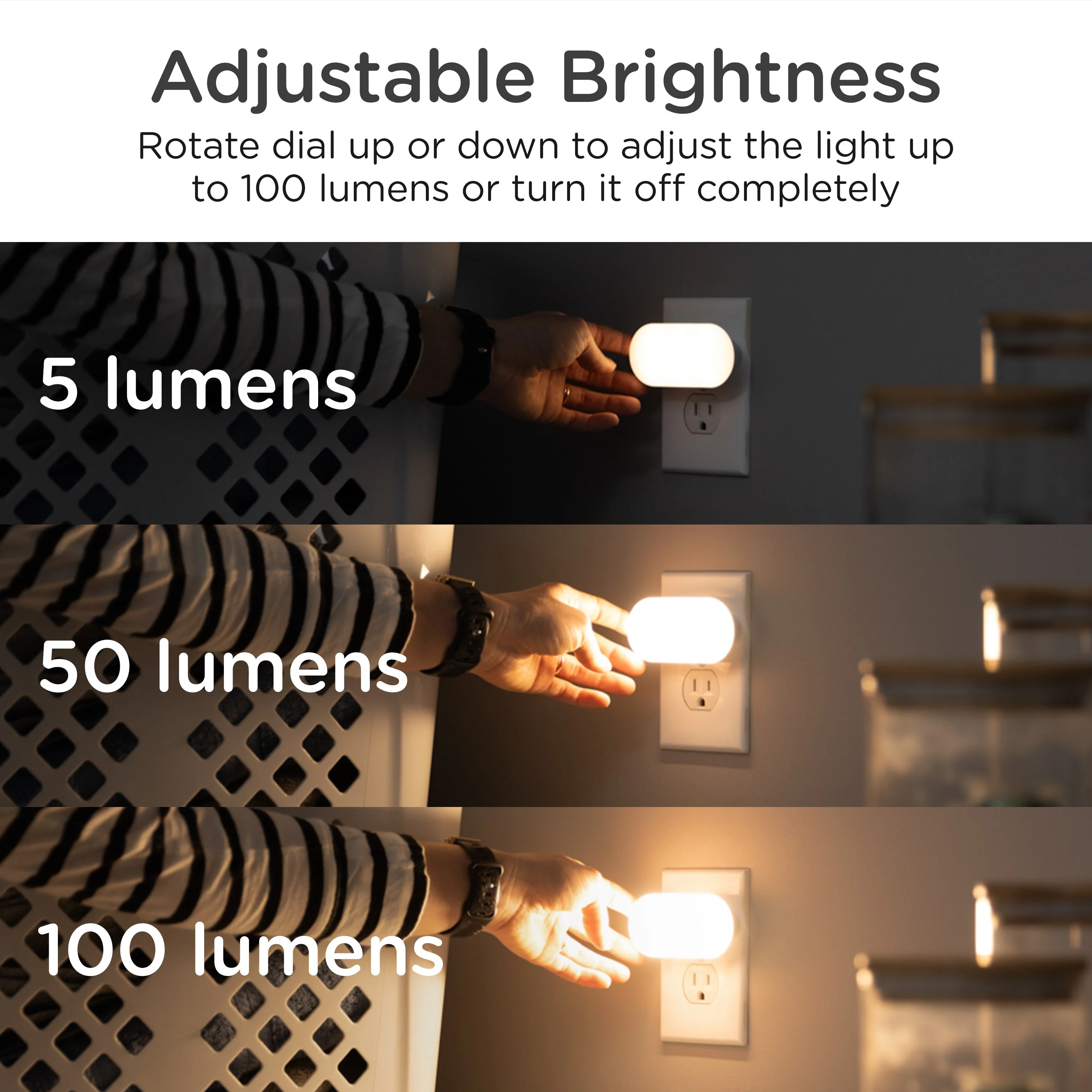 Lights by Night UltraBrite Light Sensing LED Dimmable Mini Night Light - Image 7