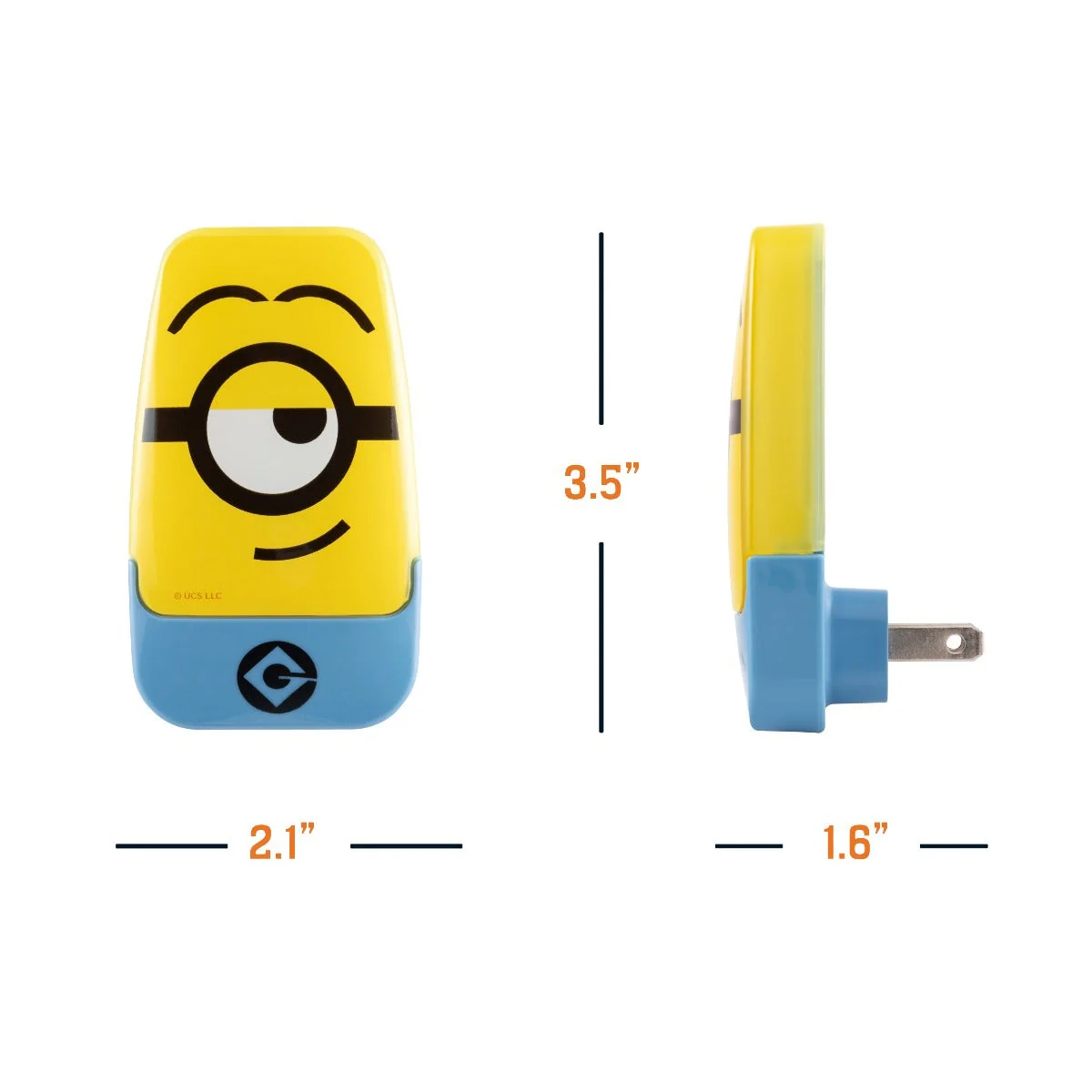 Minions Light Sensing LED Night Light, Yellow - Image 5