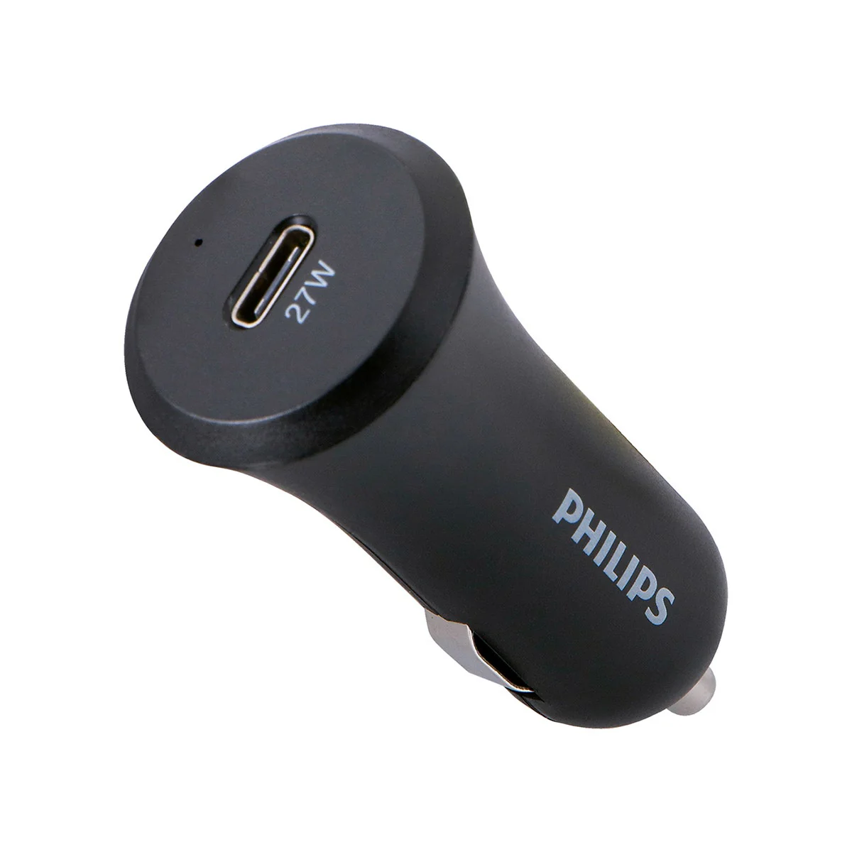 Philips 1-USB Car Charger with USB-C and Power Delivery, Black - Image 3