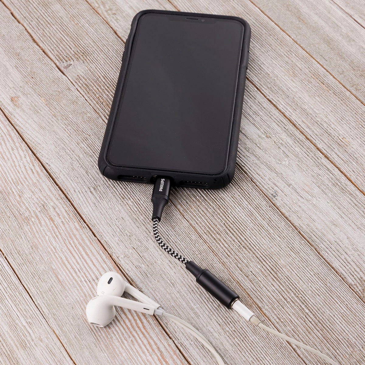 Philips 3.5mm Lightning Adapter, Black - Image 5