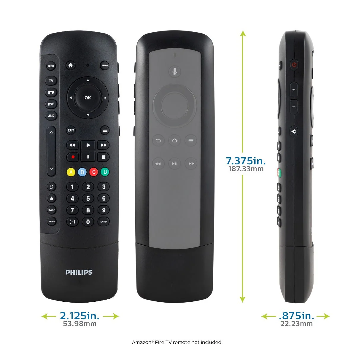 Philips 4-Device Universal Companion Remote for Fire TV, Black - Image 7