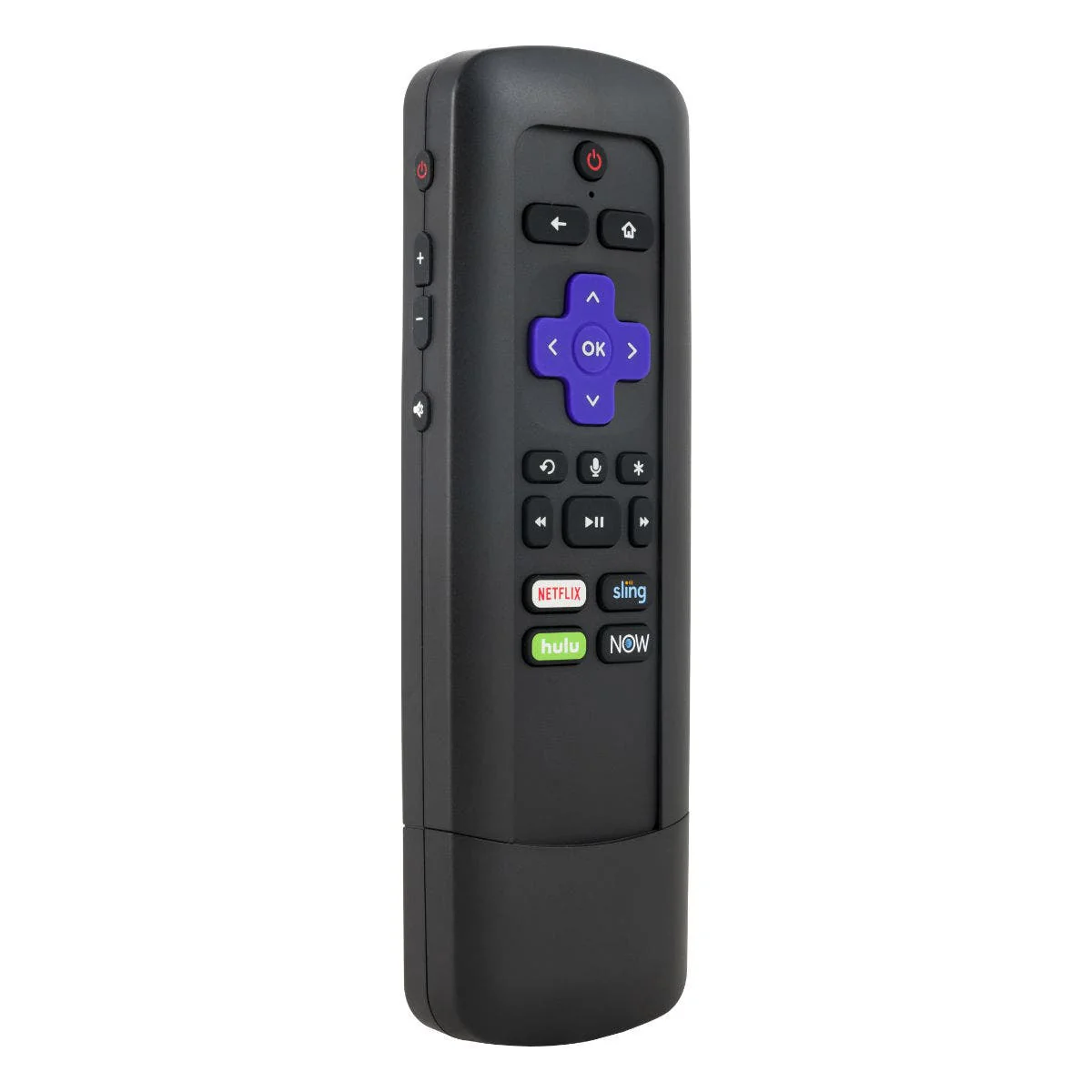 Philips 4-Device Universal Companion Remote for Roku with Flip and Slide Cradle, Black - Image 4