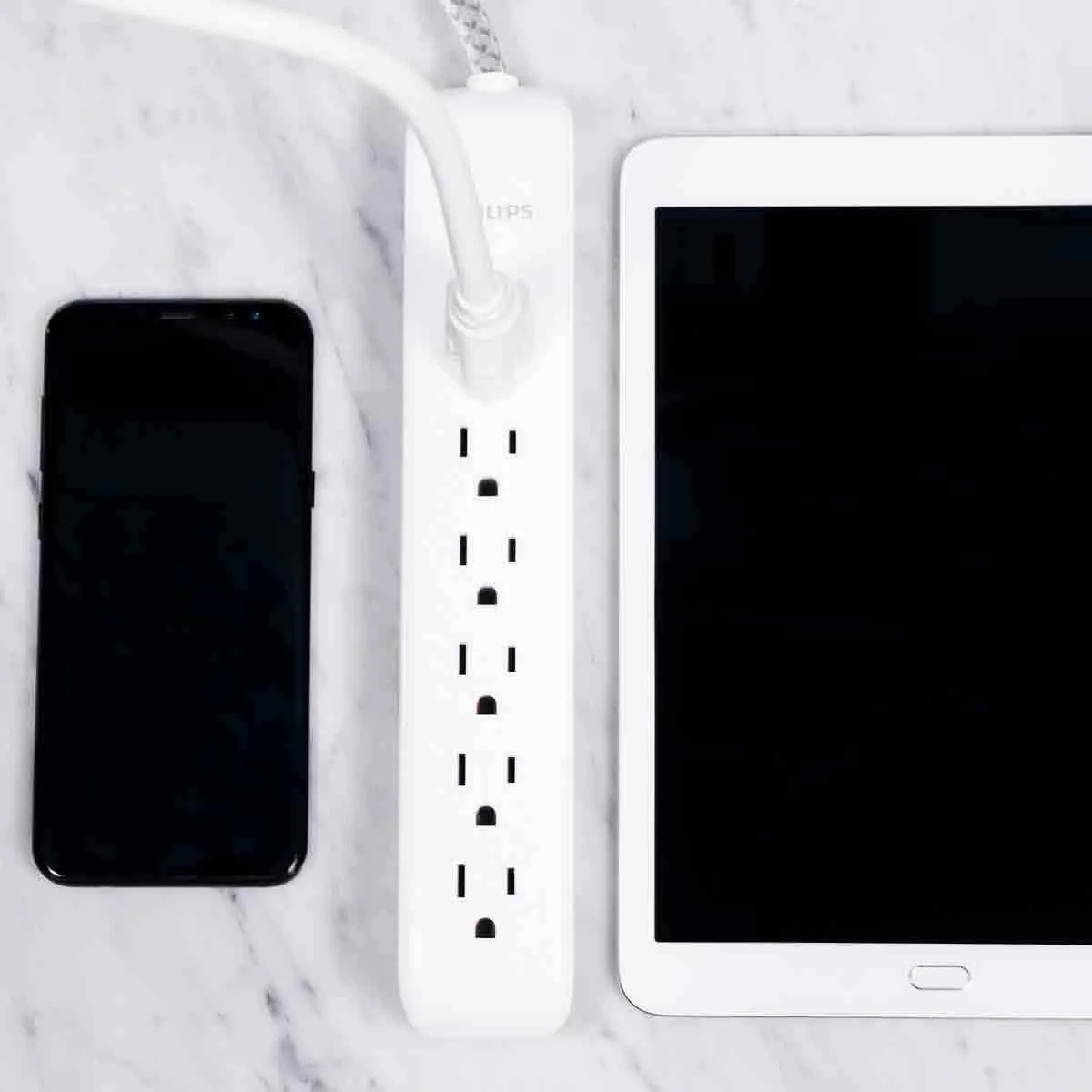 Philips 6-Outlet 4ft. Surge Protector, White - Image 6