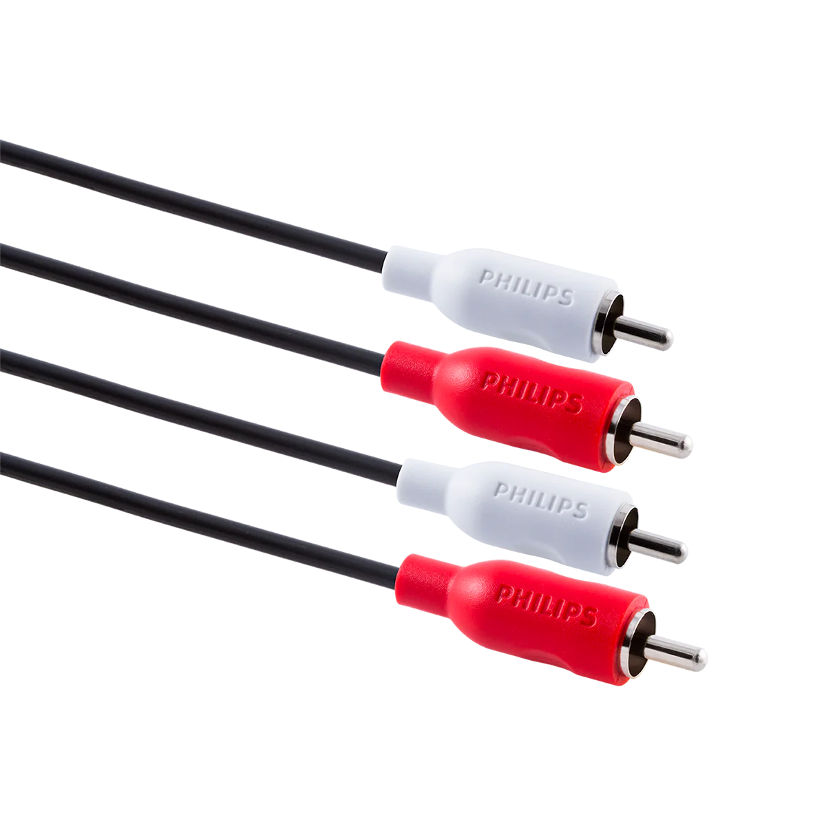 Philips 6ft. RCA Audio Cable, Black - Image 4