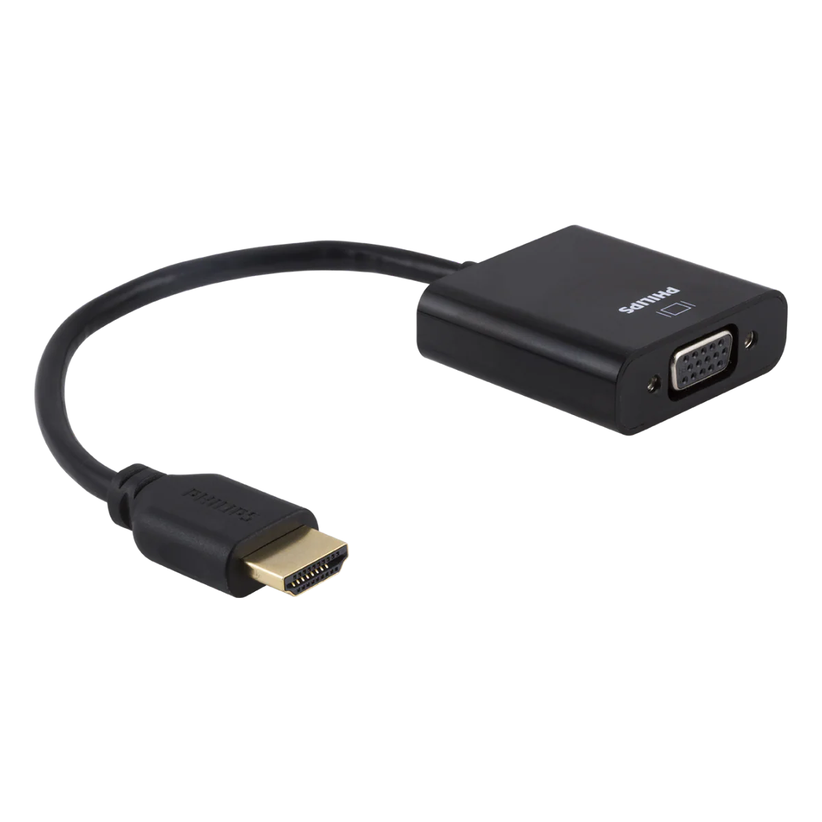 Philips HDMI to VGA Adapter, Black - Image 3