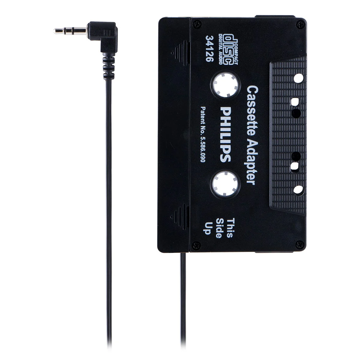 Philips Universal Cassette Adapter with 3.5mm Audio Jack, Black - Image 4