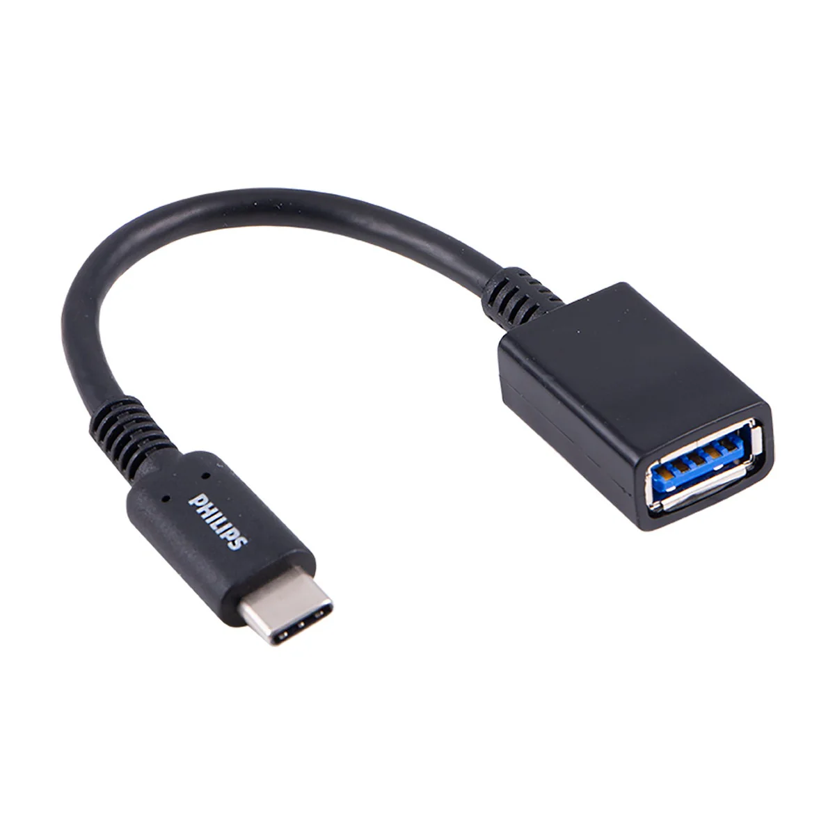 Philips USB-C to USB-A Female Adapter, Black - Image 4