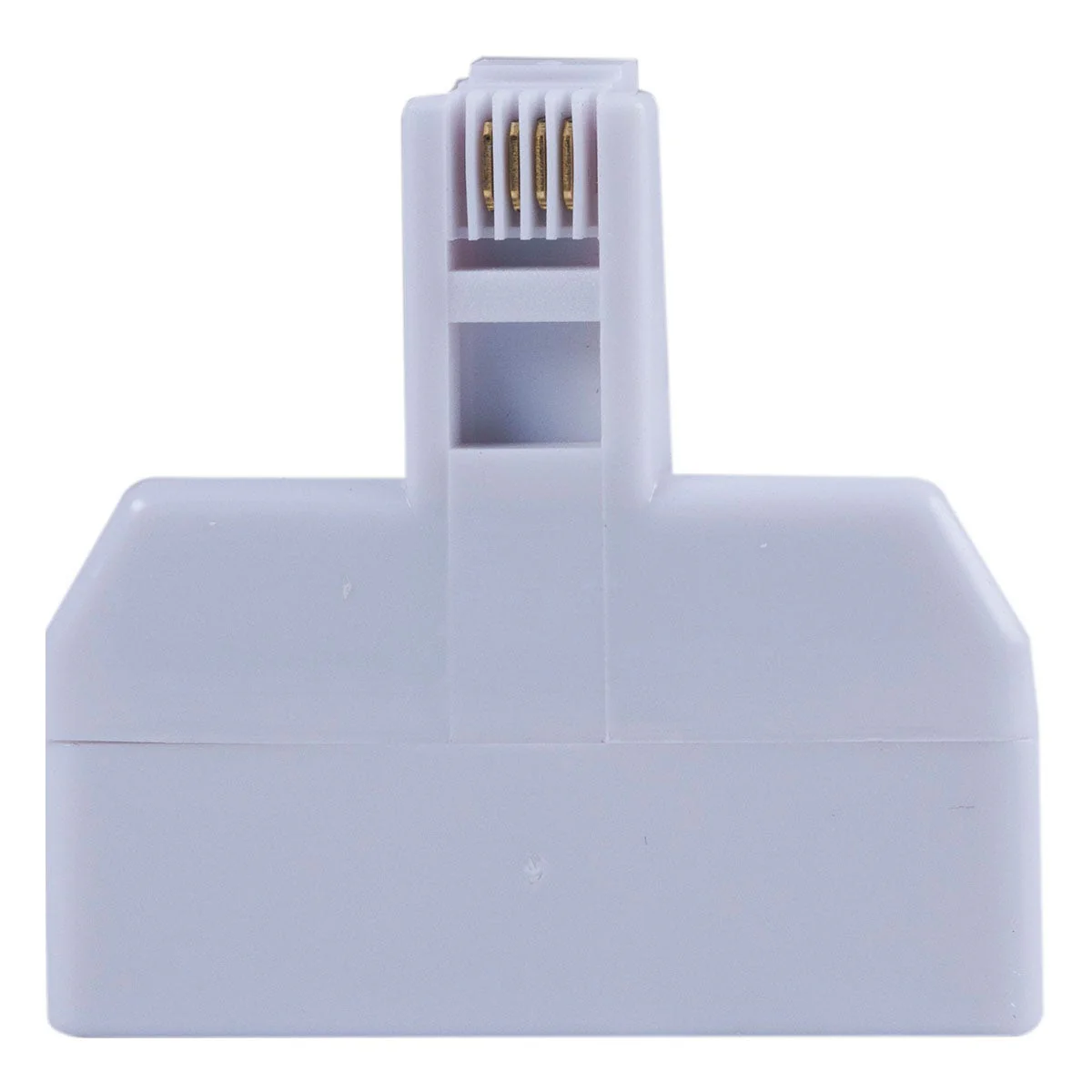 Power Gear 2-Line In-Wall Telephone Triplex Adapter, RJ11, White - Image 4