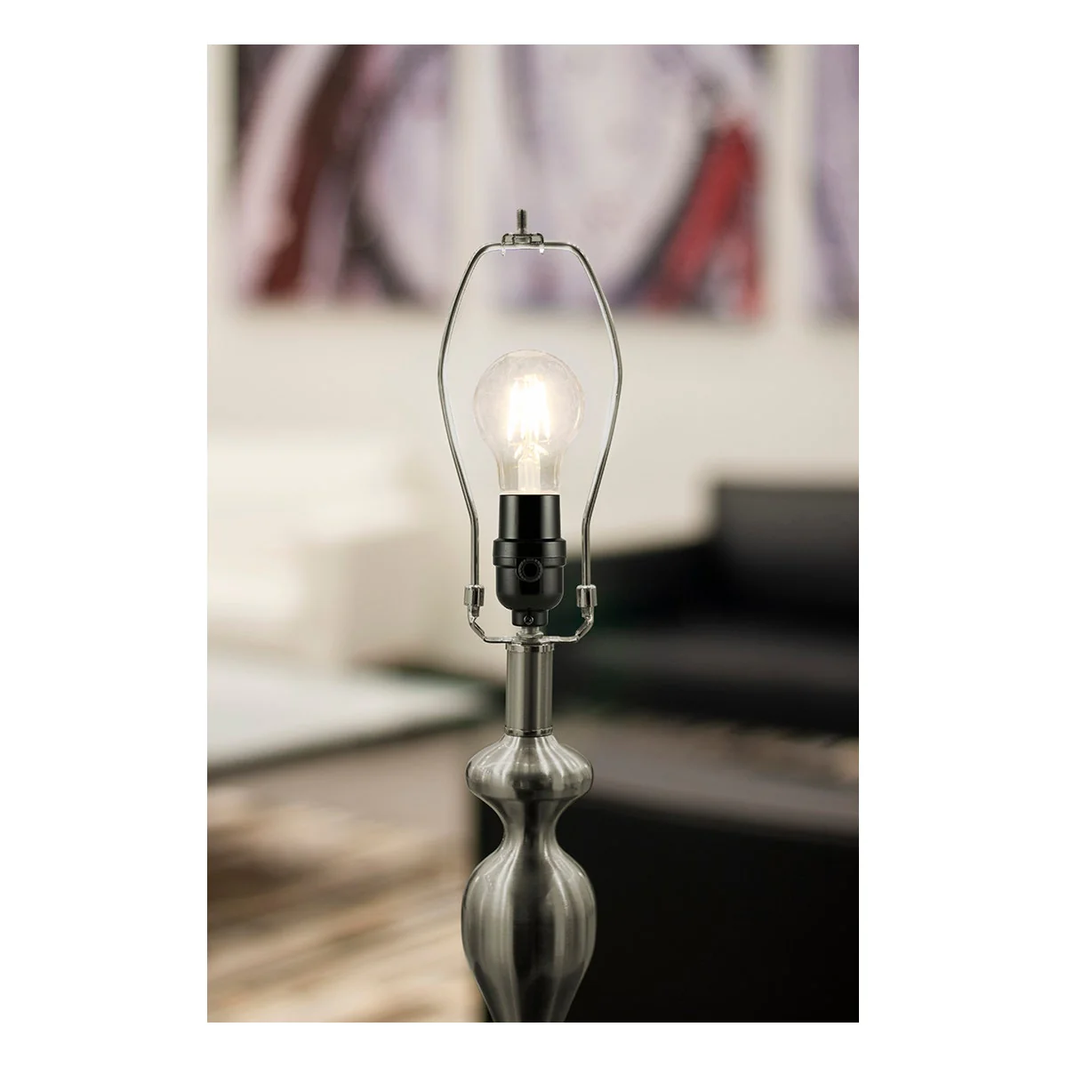 Power Gear 3-Way Lamp Socket, Black - Image 5