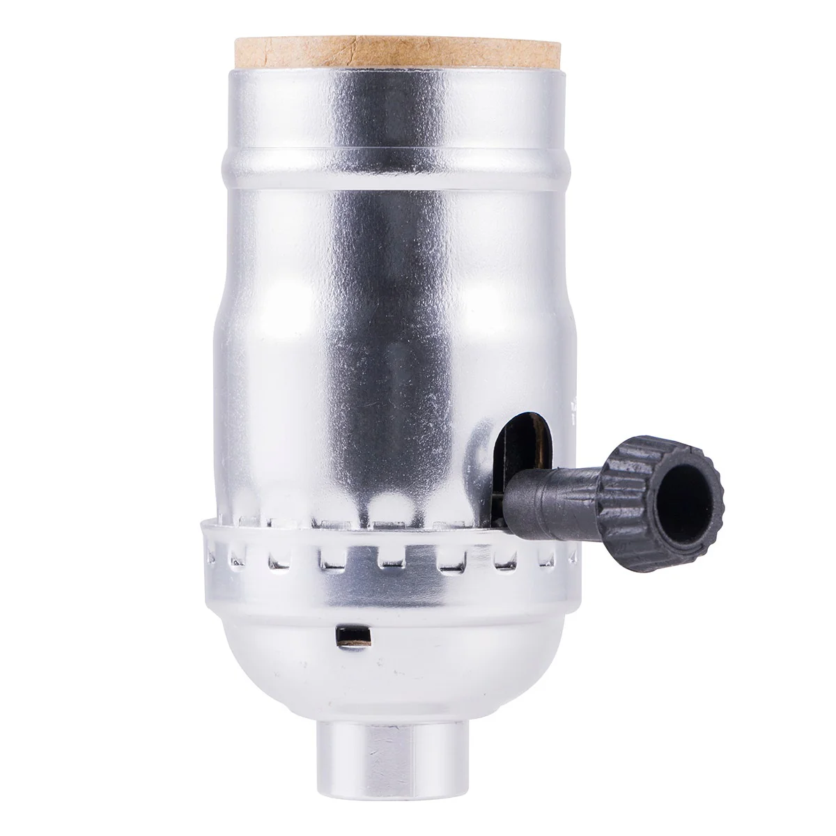 Power Gear 3-Way Lamp Socket, Nickel - Image 3