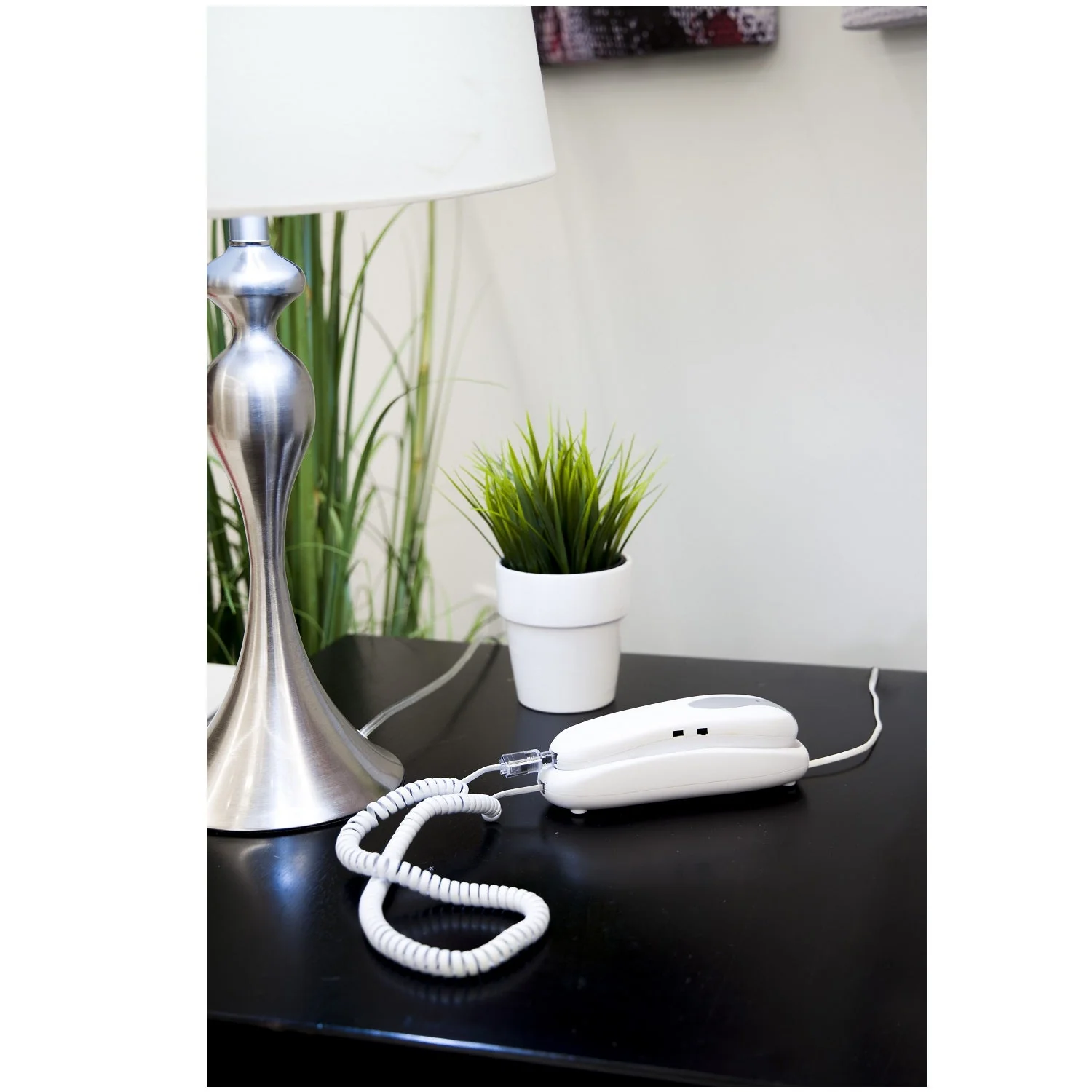 Power Gear 50ft. Ultra Thin Phone Line Cord, White - Image 5