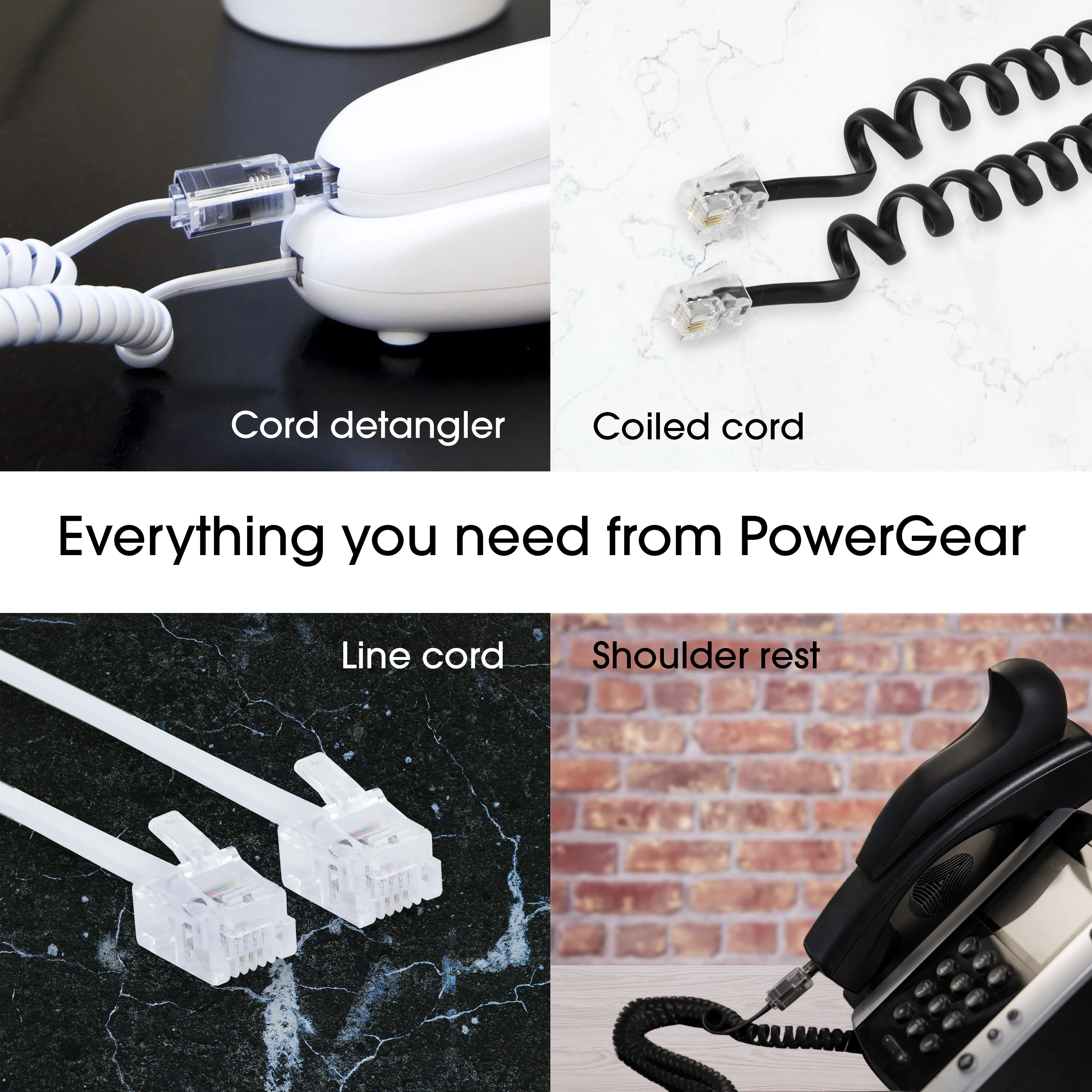Power Gear 7ft. Line Cord, White, 10pk - Image 6