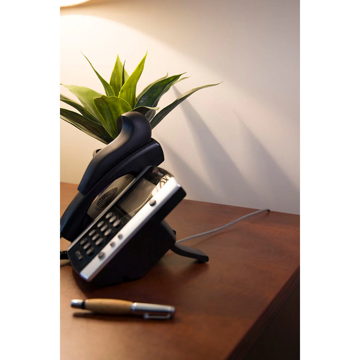 Power Gear 8 in. Phone Line Cord, Gray - Image 5