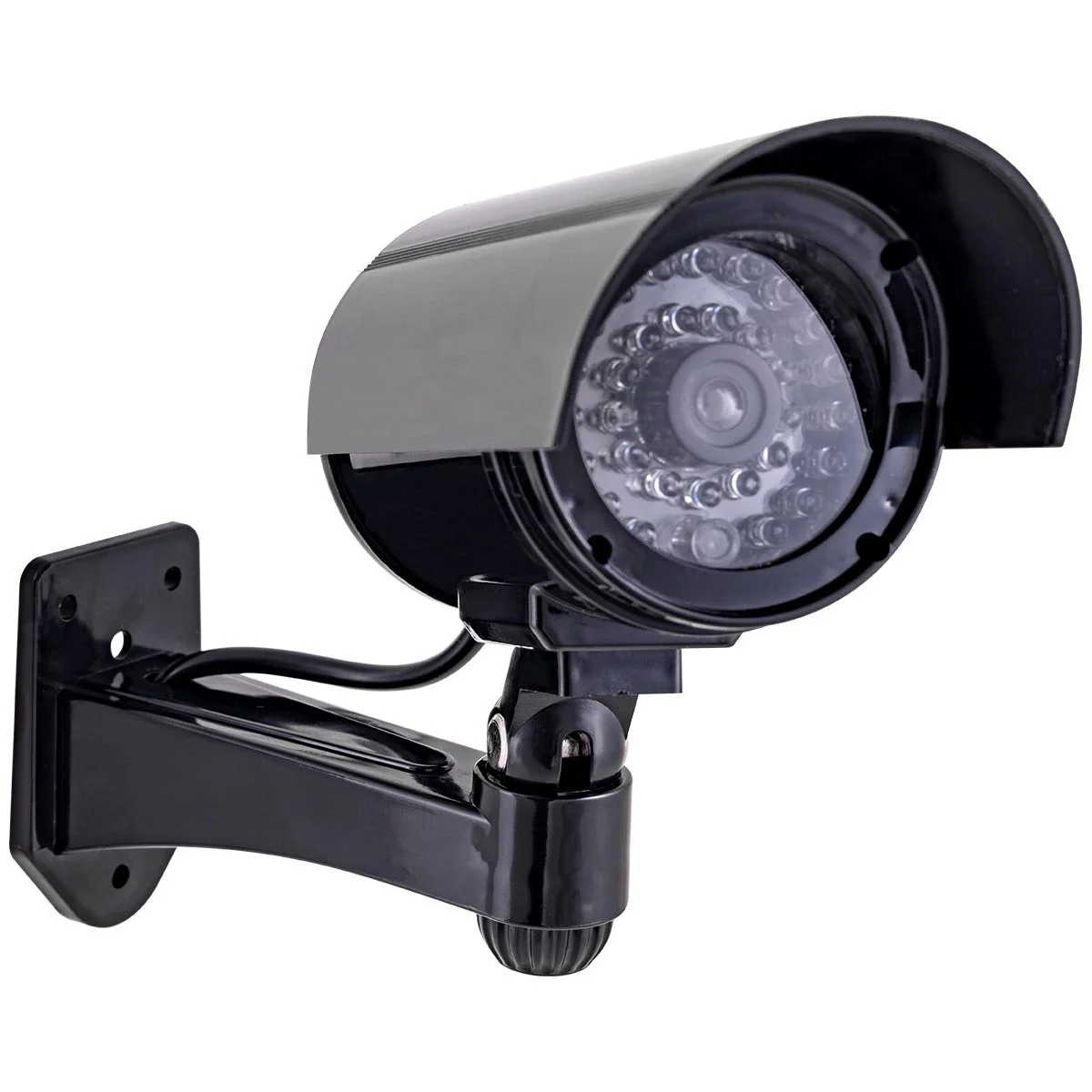 Power Gear Battery-Operated Decoy Security Bullet Camera with Red Indicator LED, Black - Image 3