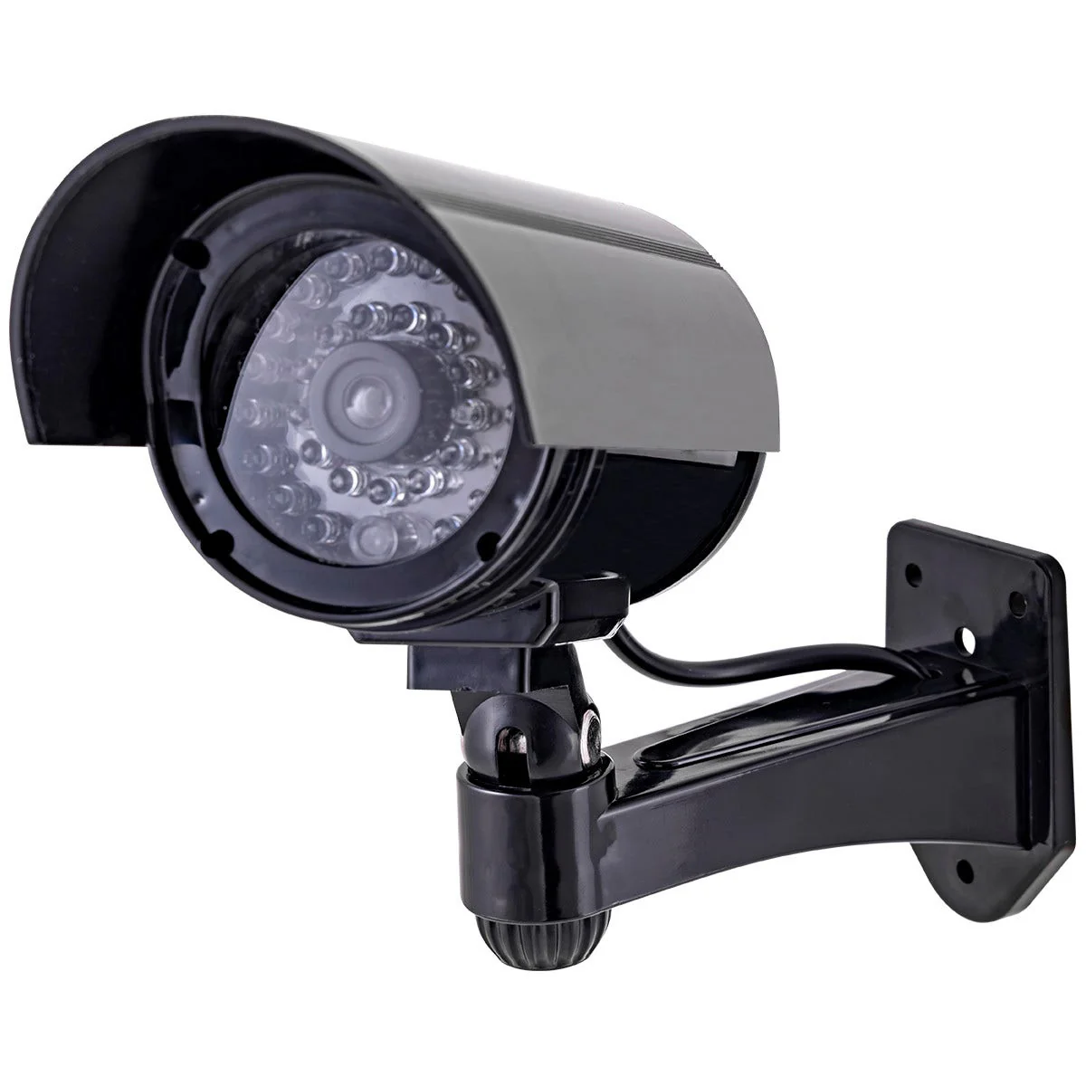 Power Gear Battery-Operated Decoy Security Bullet Camera with Red Indicator LED, Black - Image 4