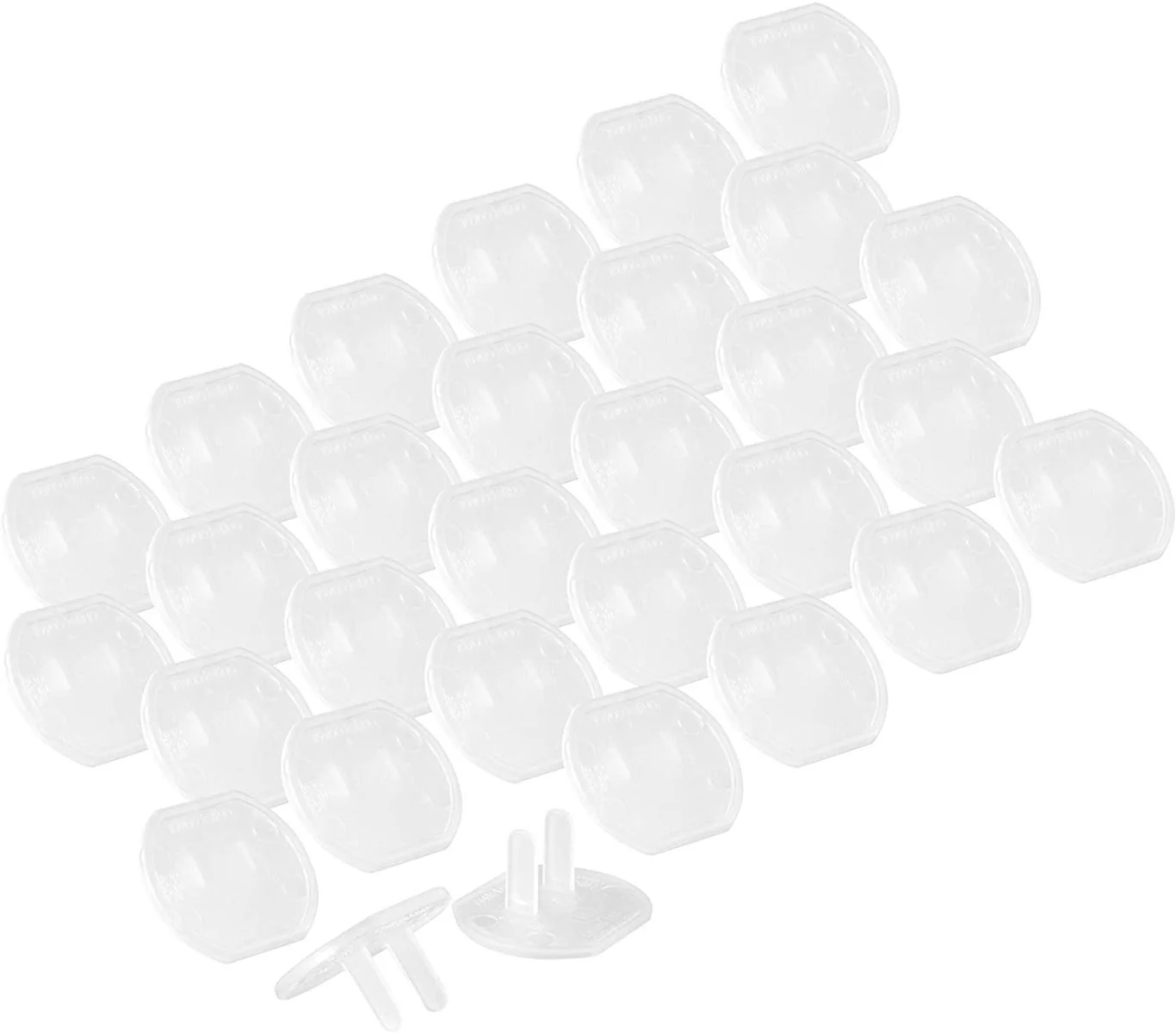 Power Gear Safety Outlet Covers, 30 Pack, White - Image 5