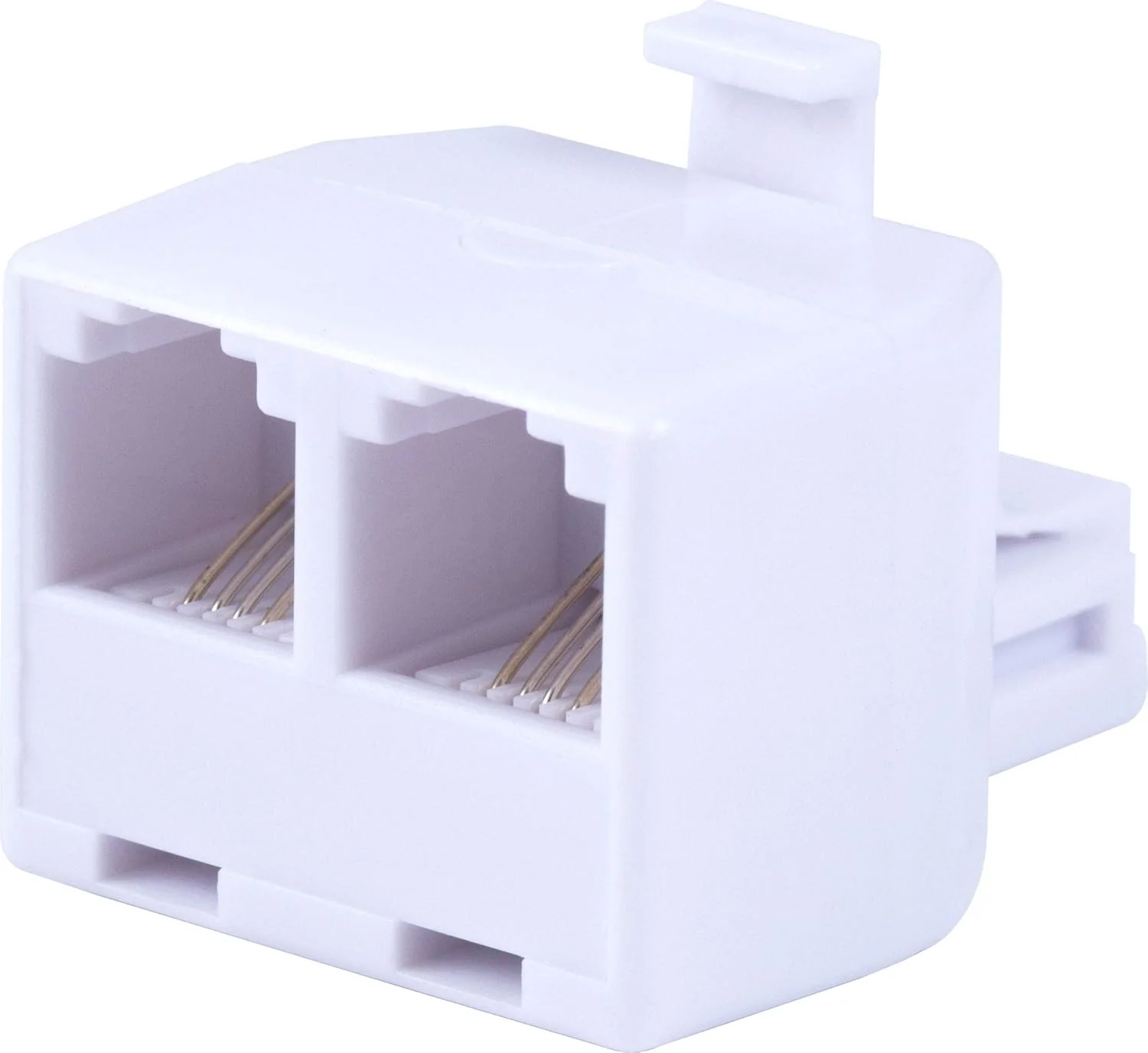 Power Gear White In-Wall Duplex Adapter - Image 2
