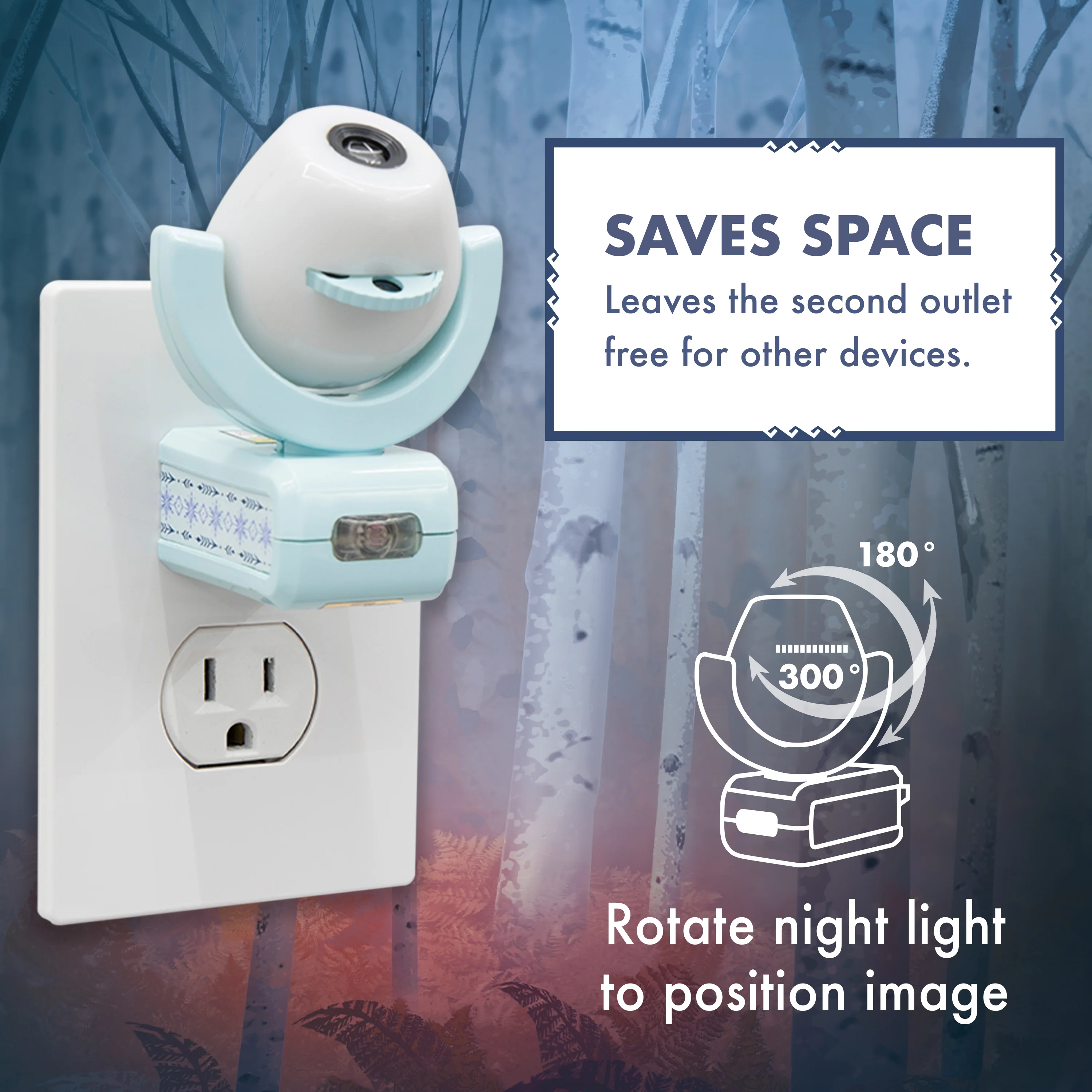 Projectables Disney Frozen 2 LED Projector Night Light - Image 5