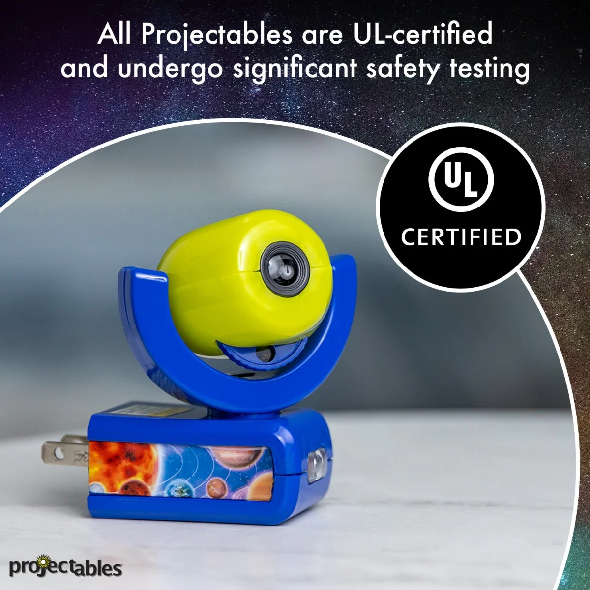 Projectables Outdoor Fun Light Sensing 6-Image LED Night Light, Blue - Image 7