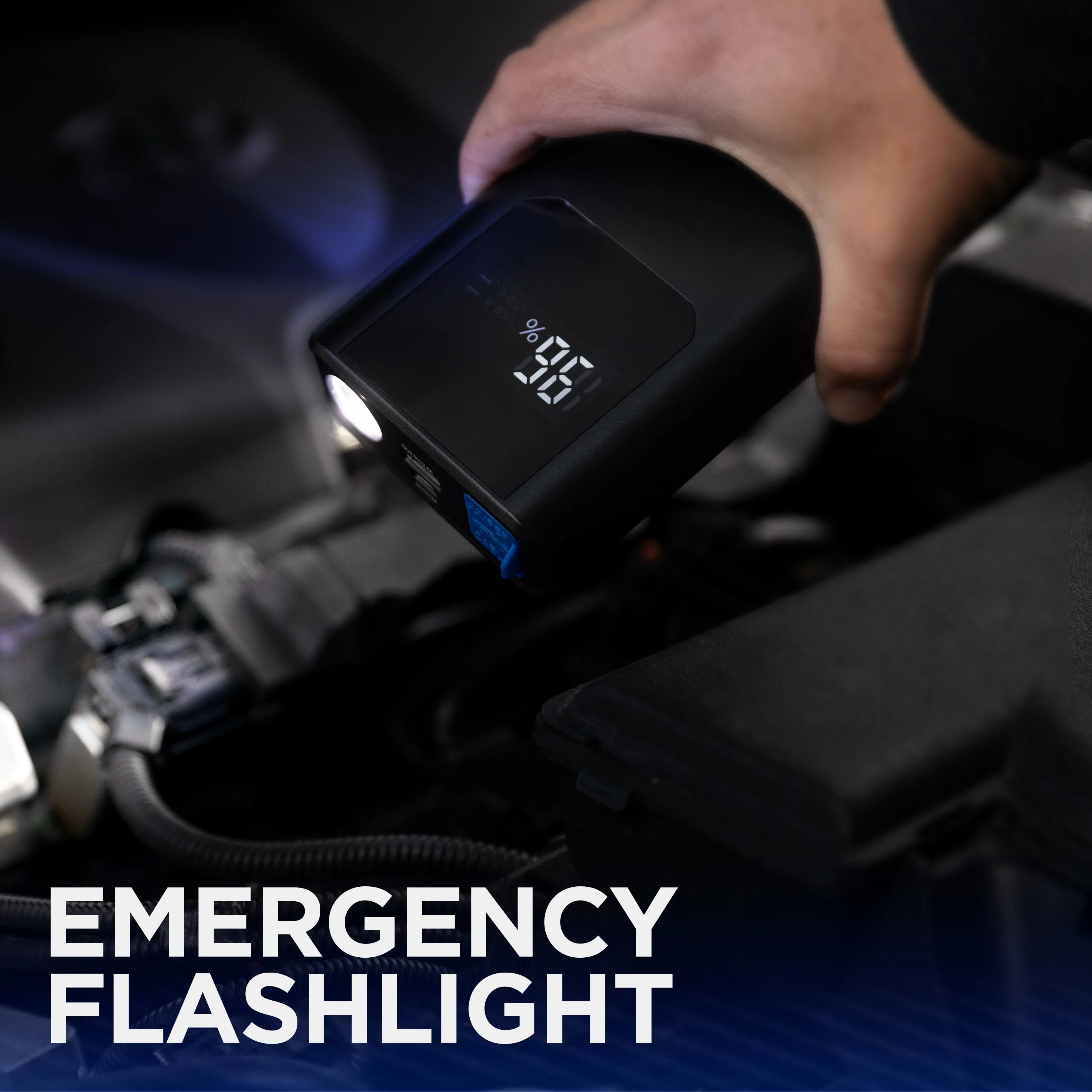 Strauto Emergency Jump Starter, Black - Image 8