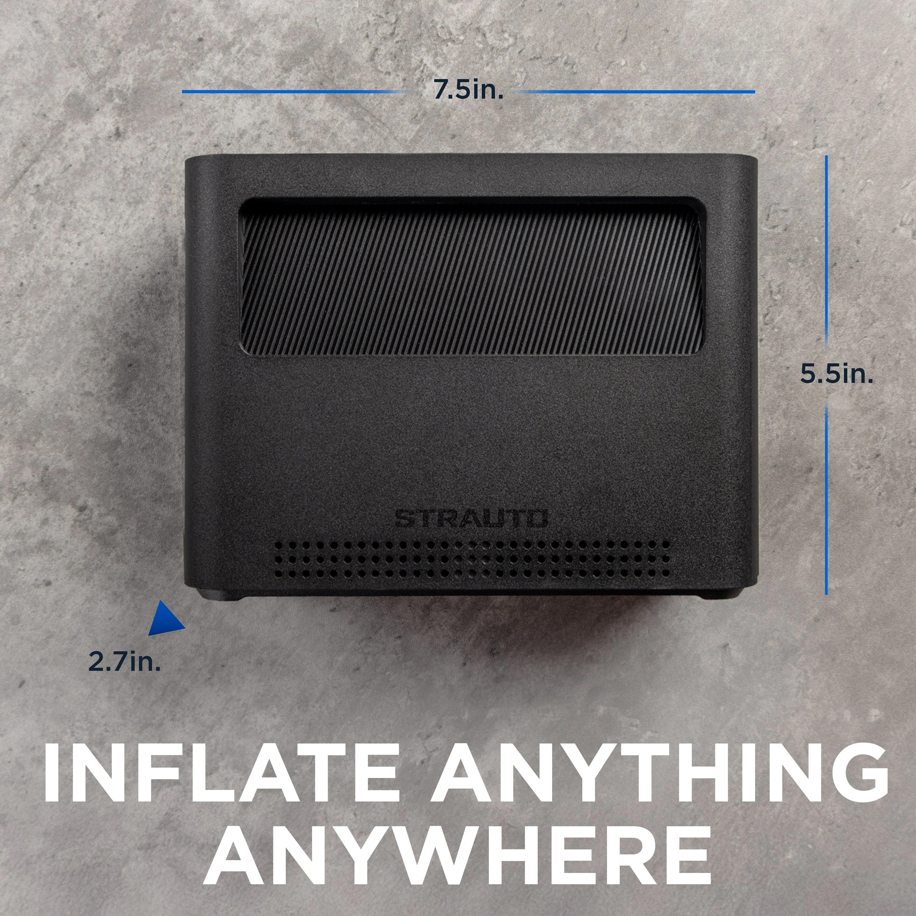 Strauto Rechargeable Universal Inflator, Black - Image 8