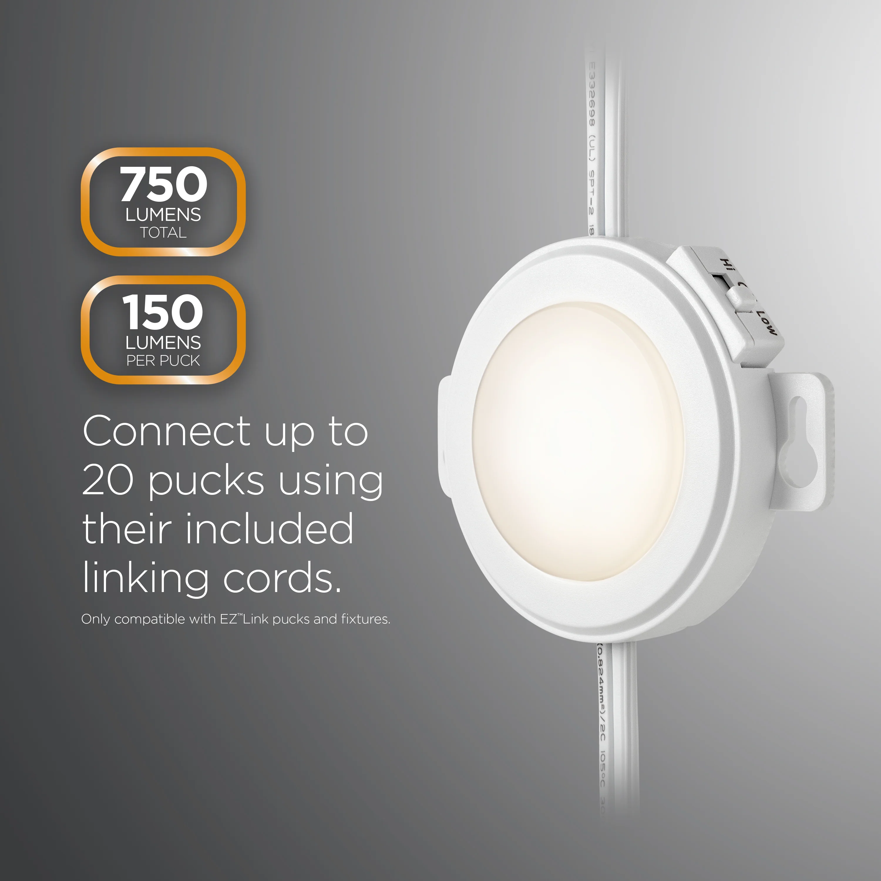 Ultra ProGrade EZLink LED Puck Lights, 5pk - Image 4