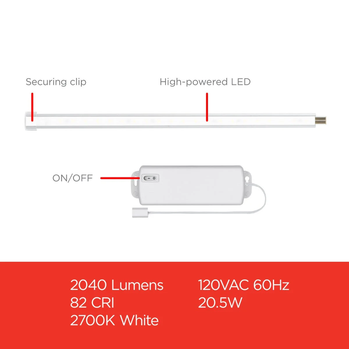 UltraPro 10in. Linkable LED Bright Strips, 6 Pack - Image 6