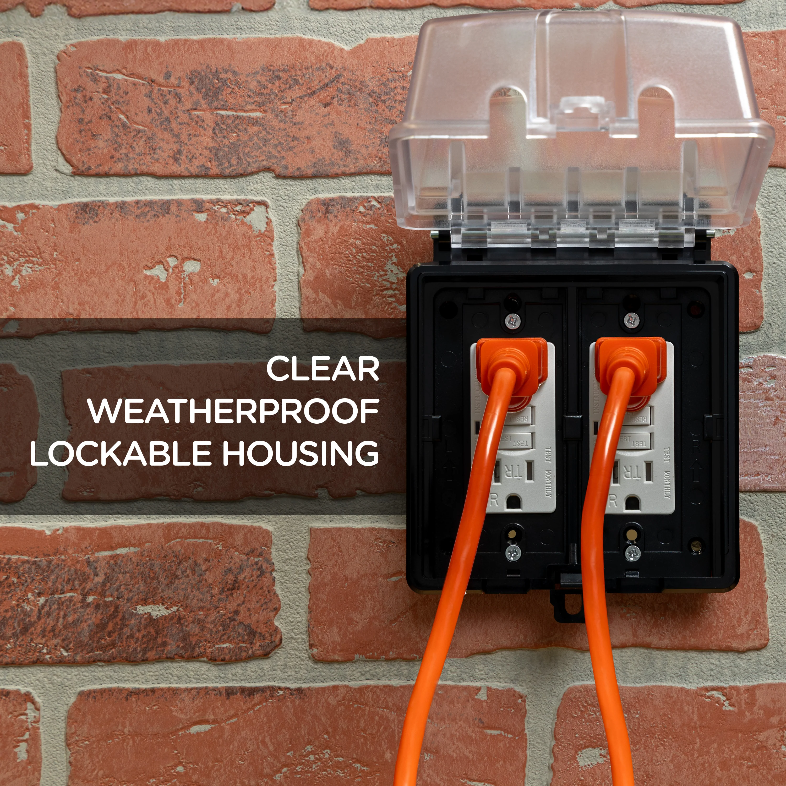 UltraPro 2-Gang Outdoor Electrical Outlet Cover - Image 4