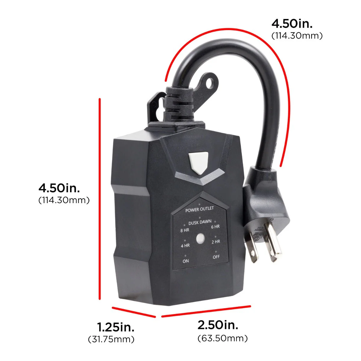 UltraPro 2-Outlet Outdoor Digital Countdown Timer - Image 2