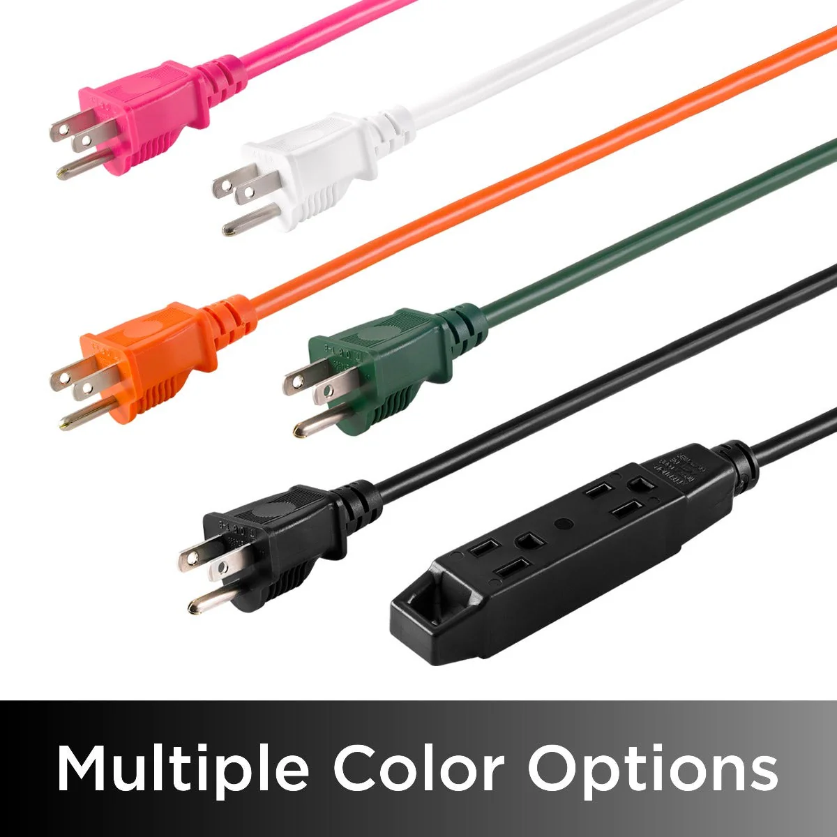 UltraPro 3-Outlet 15ft. Heavy Duty Indoor/Outdoor Extension Cord, 2 Pack, Black - Image 9