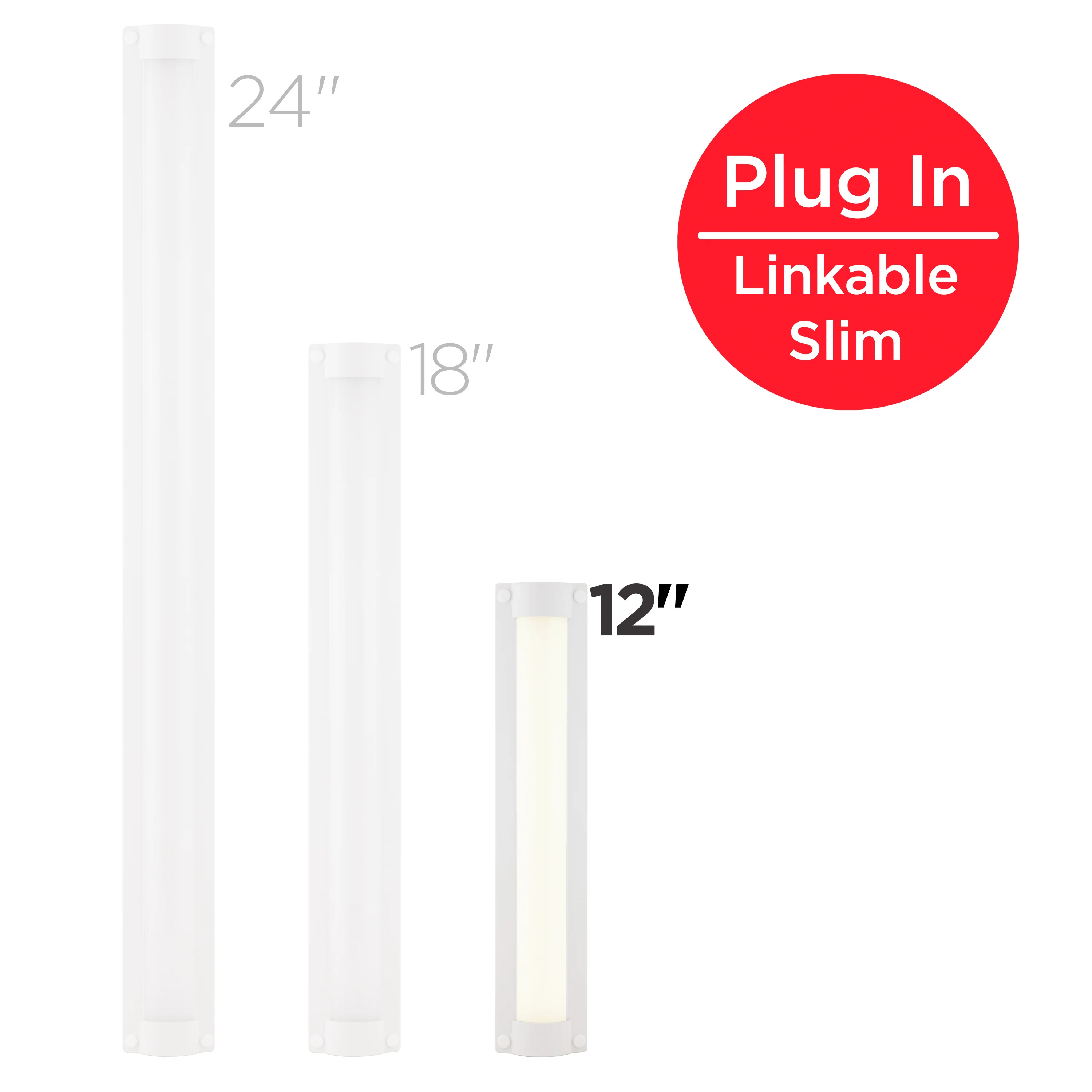 UltraPro Bright-Select Plug-In LED Light Fixture, 12in - Image 3