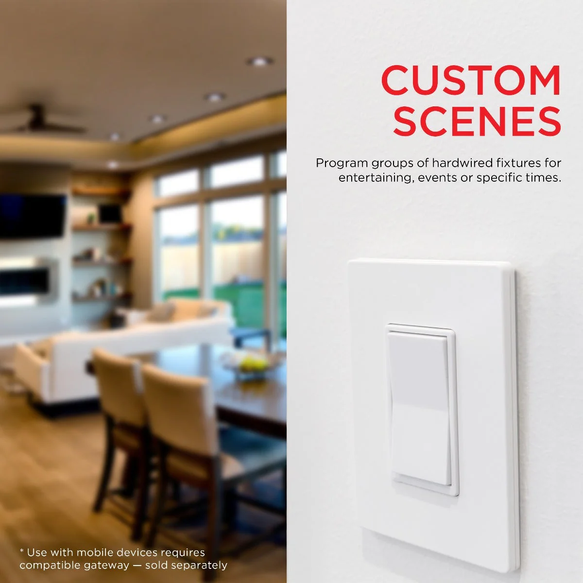UltraPro In-Wall Add-On Switch with QuickFit and SimpleWire, White - Image 7