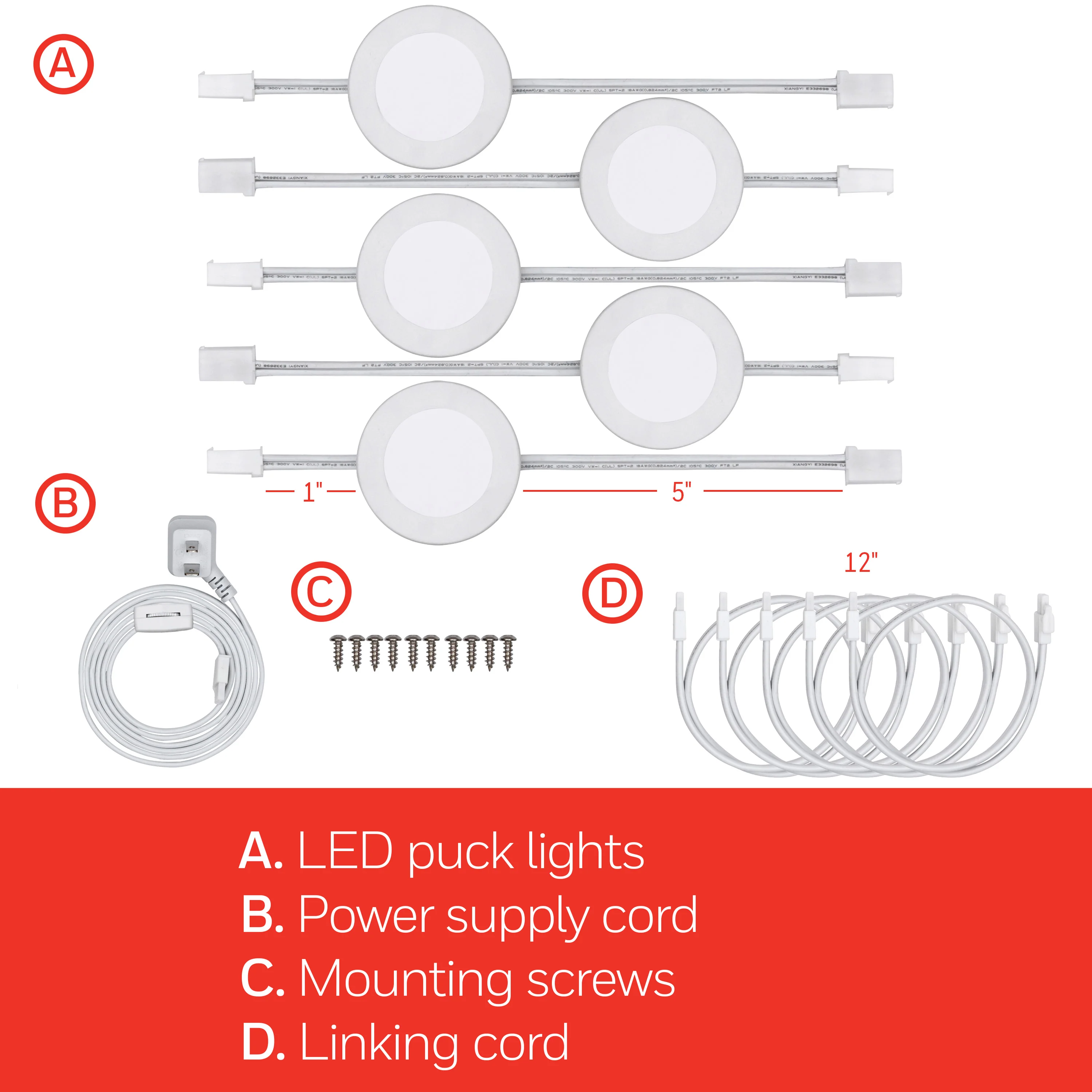 UltraPro Linkable Recess Mounted Pucks, 5pk - Image 5