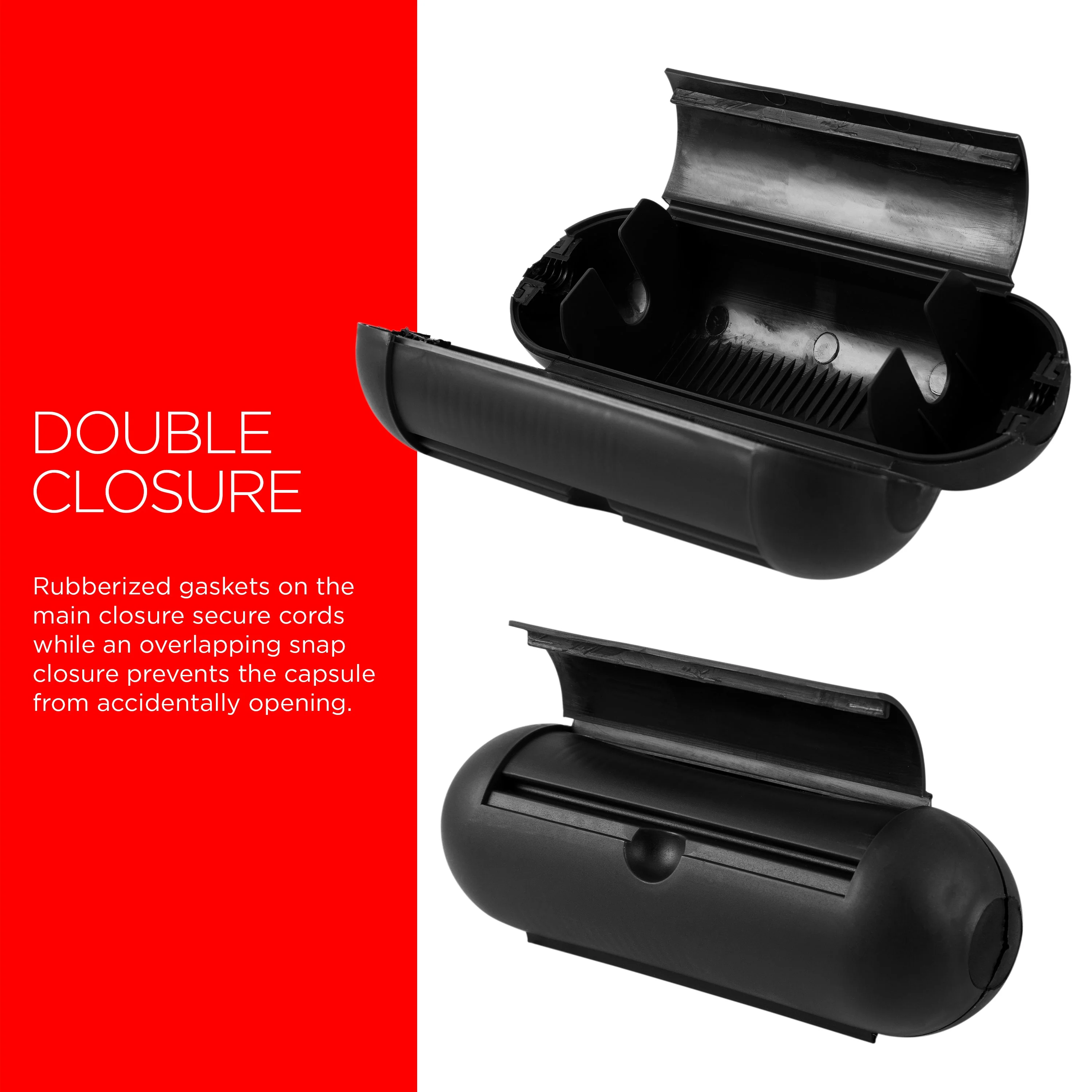 UltraPro Outdoor Cord Plug Cover, 2 Pack, Black - Image 5