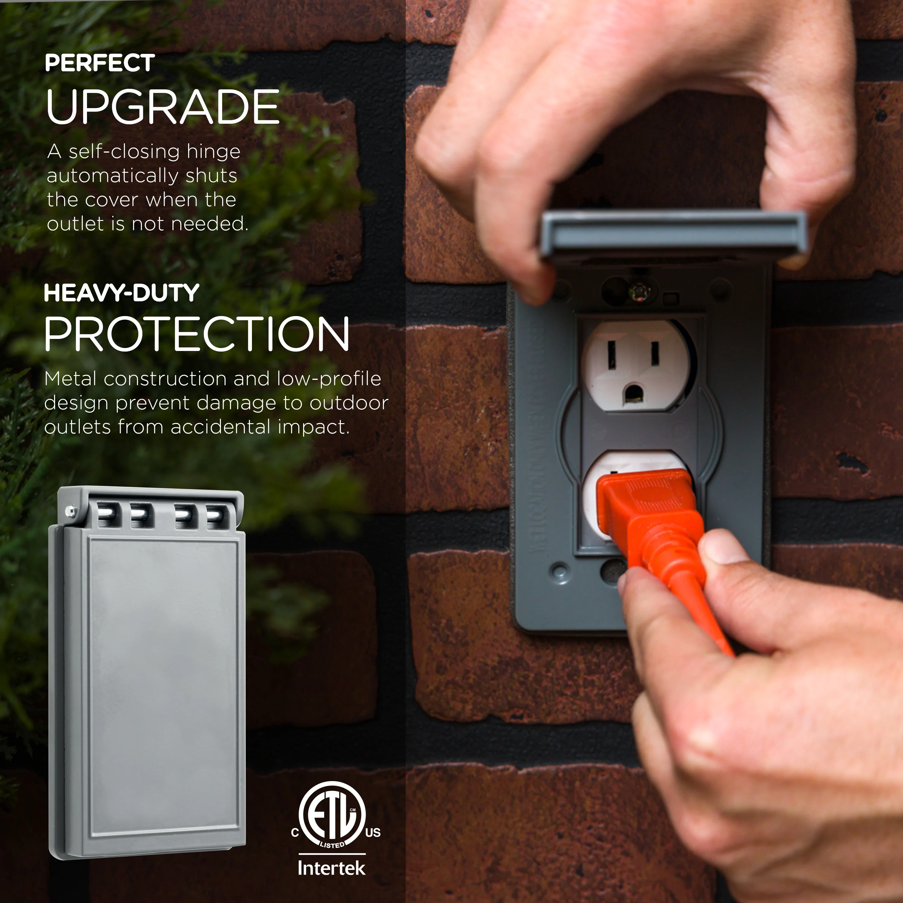 UltraPro Outdoor Metal Electrical Outlet Cover - Image 2
