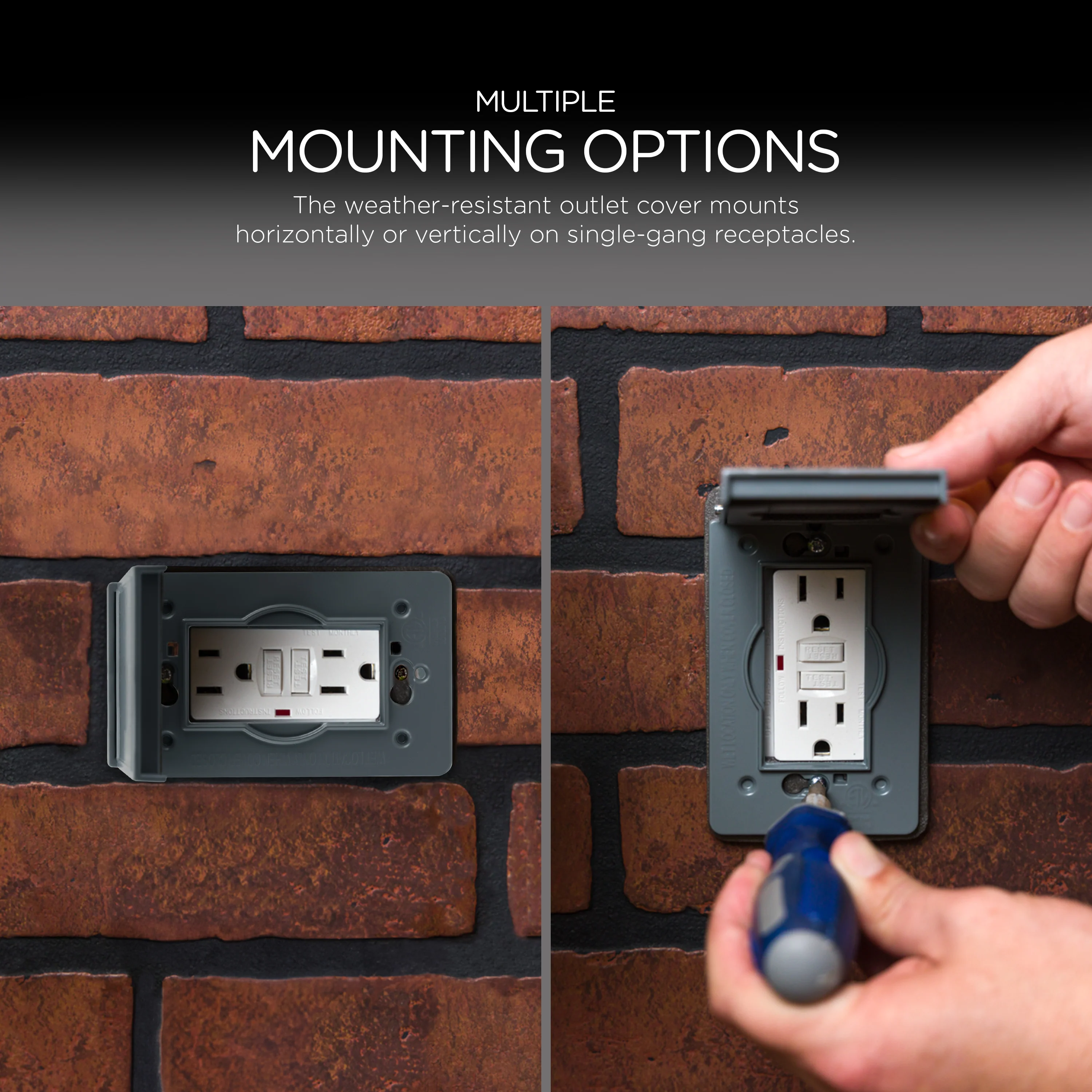 UltraPro Outdoor Metal Electrical Outlet Cover - Image 4