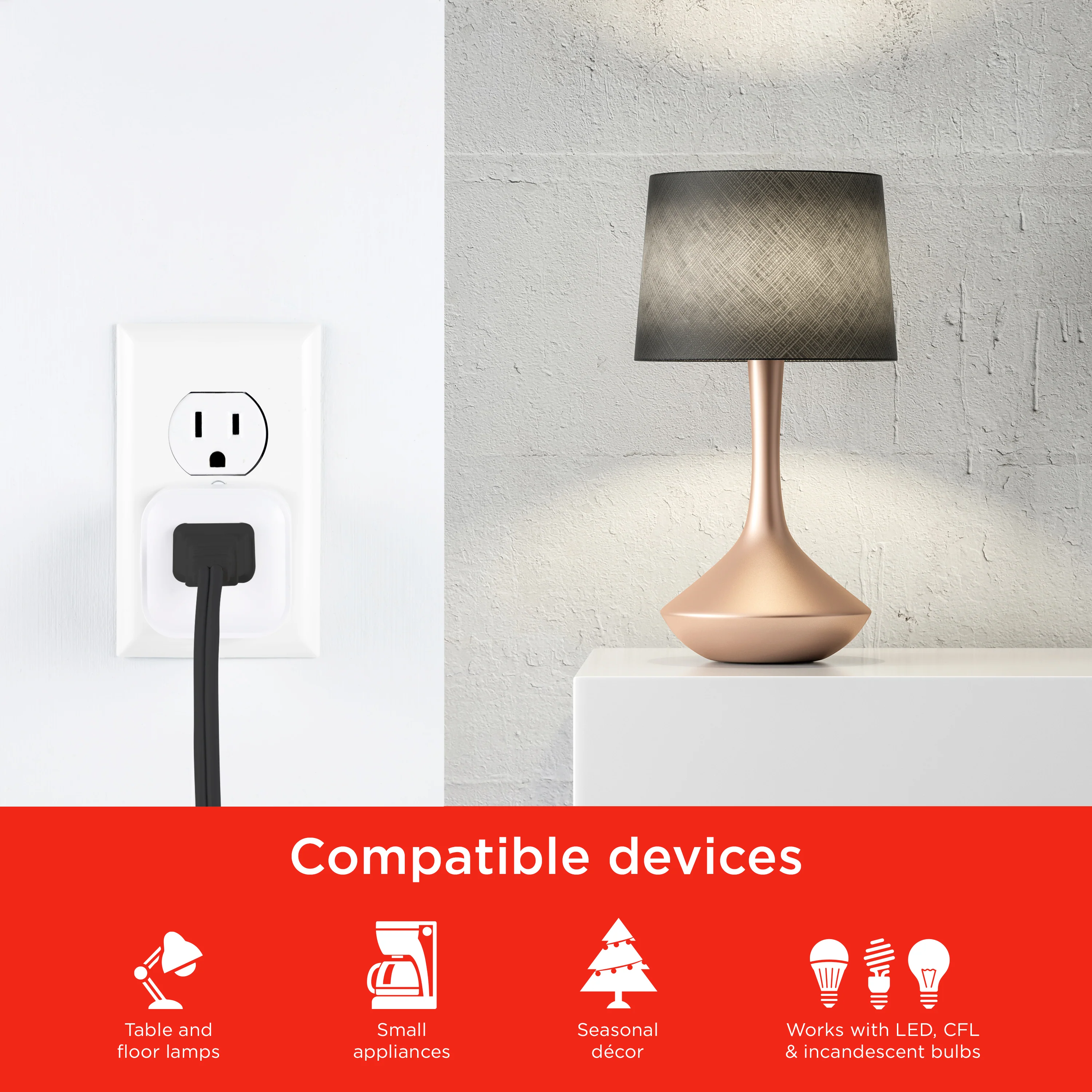 UltraPro Plug-In Mini WiFi Smart Switch, 2 Pack, White - Image 4