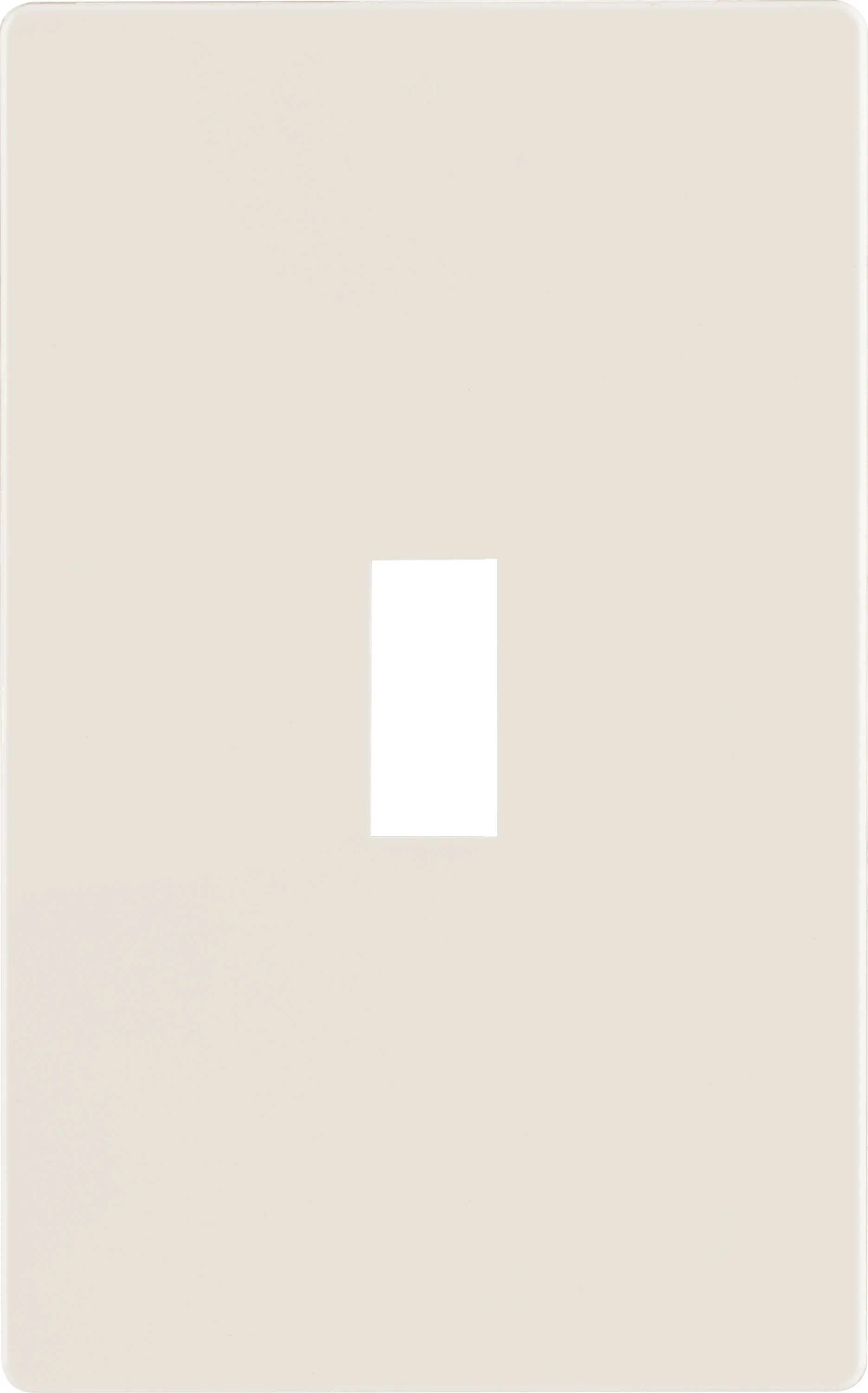 UltraPro Screwless Toggle Switch Wallplate, Light Almond