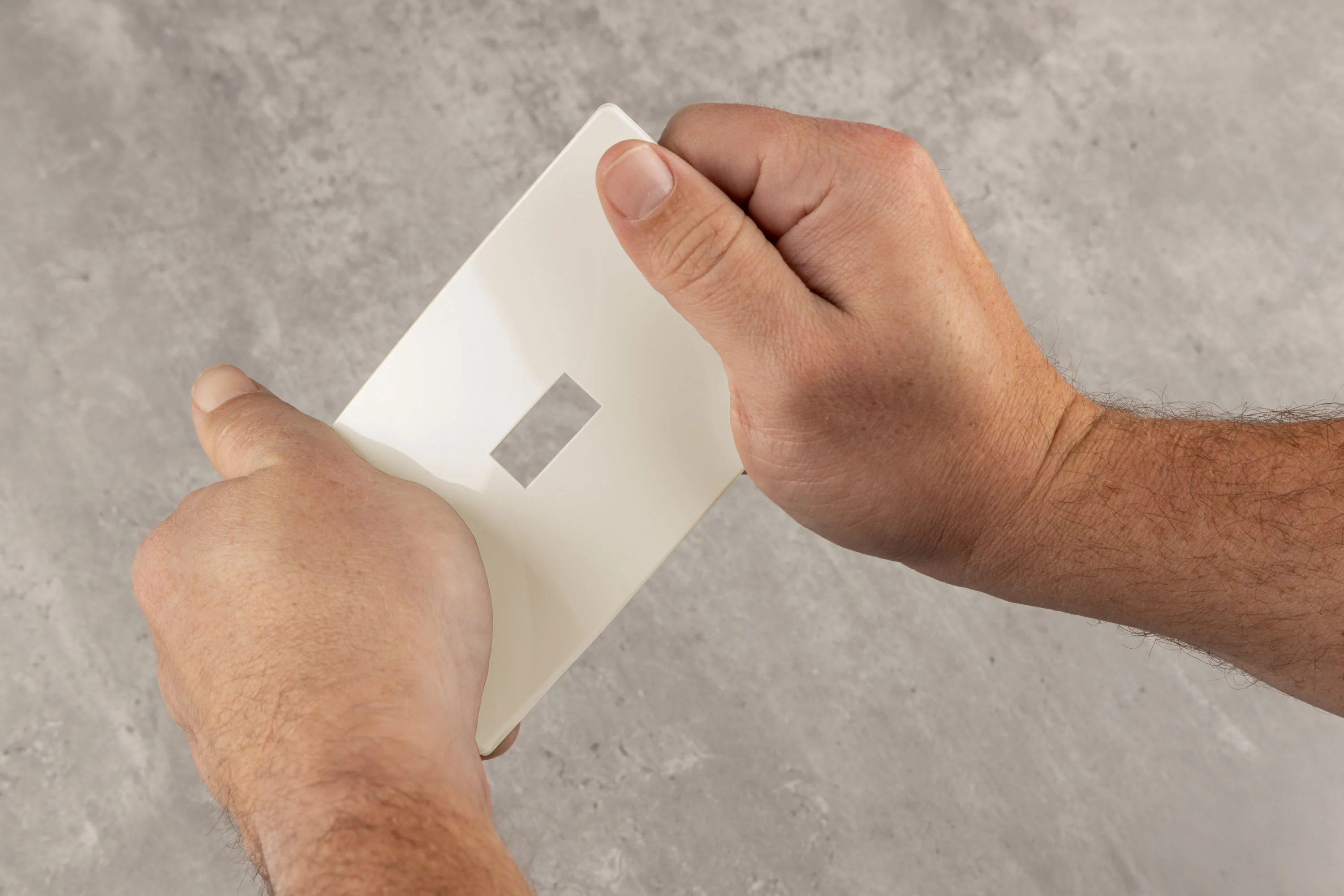 UltraPro Screwless Toggle Switch Wallplate, Light Almond - Image 6