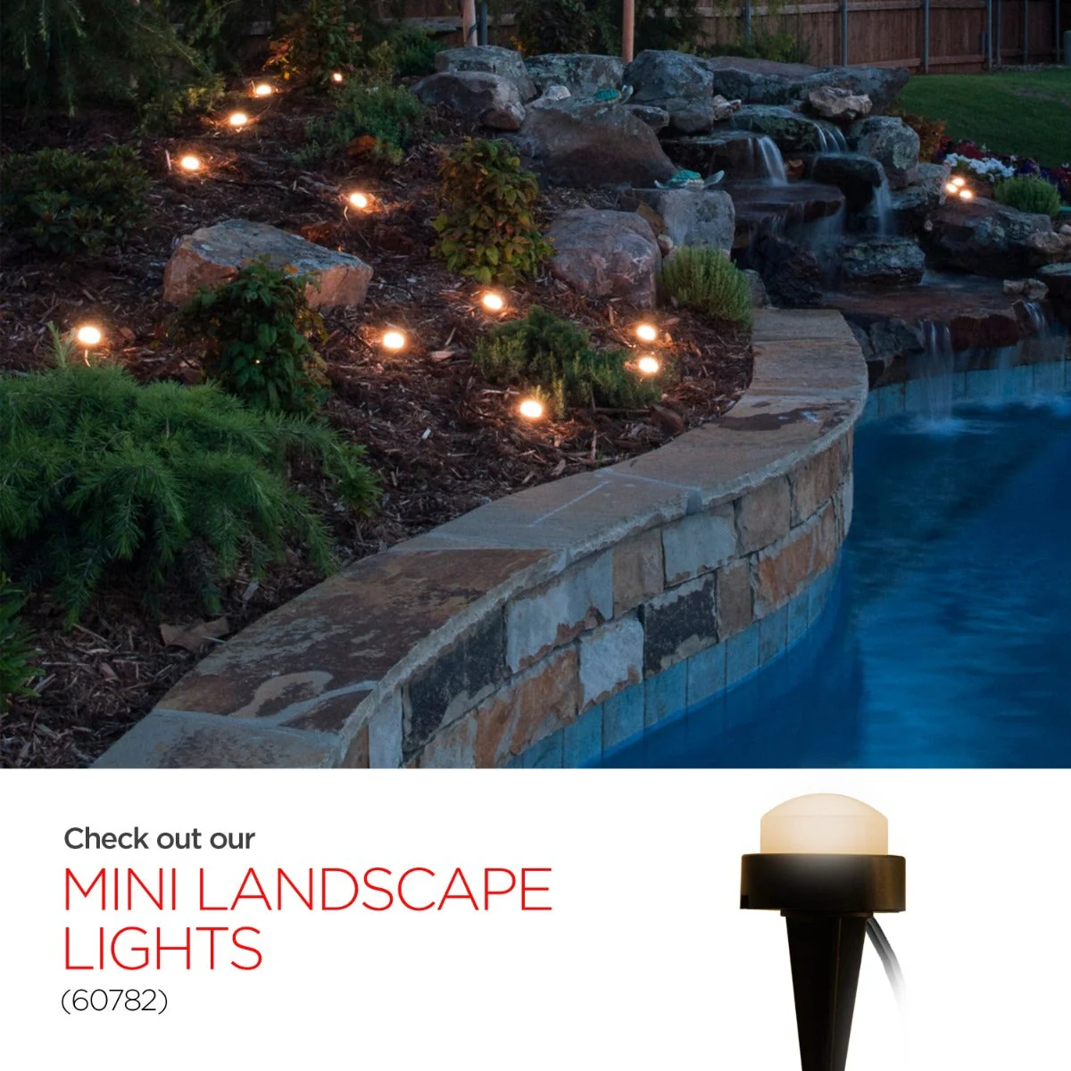 UltraPro Warm White LED Landscape Lights, 6 Pucks, 50 ft. Black Cord - Image 6