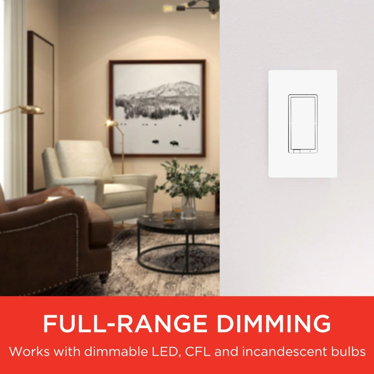 UltraPro WiFi In-Wall Smart Dimmer With QuickFit™ And SimpleWire™, 4 Pack, White - Image 8