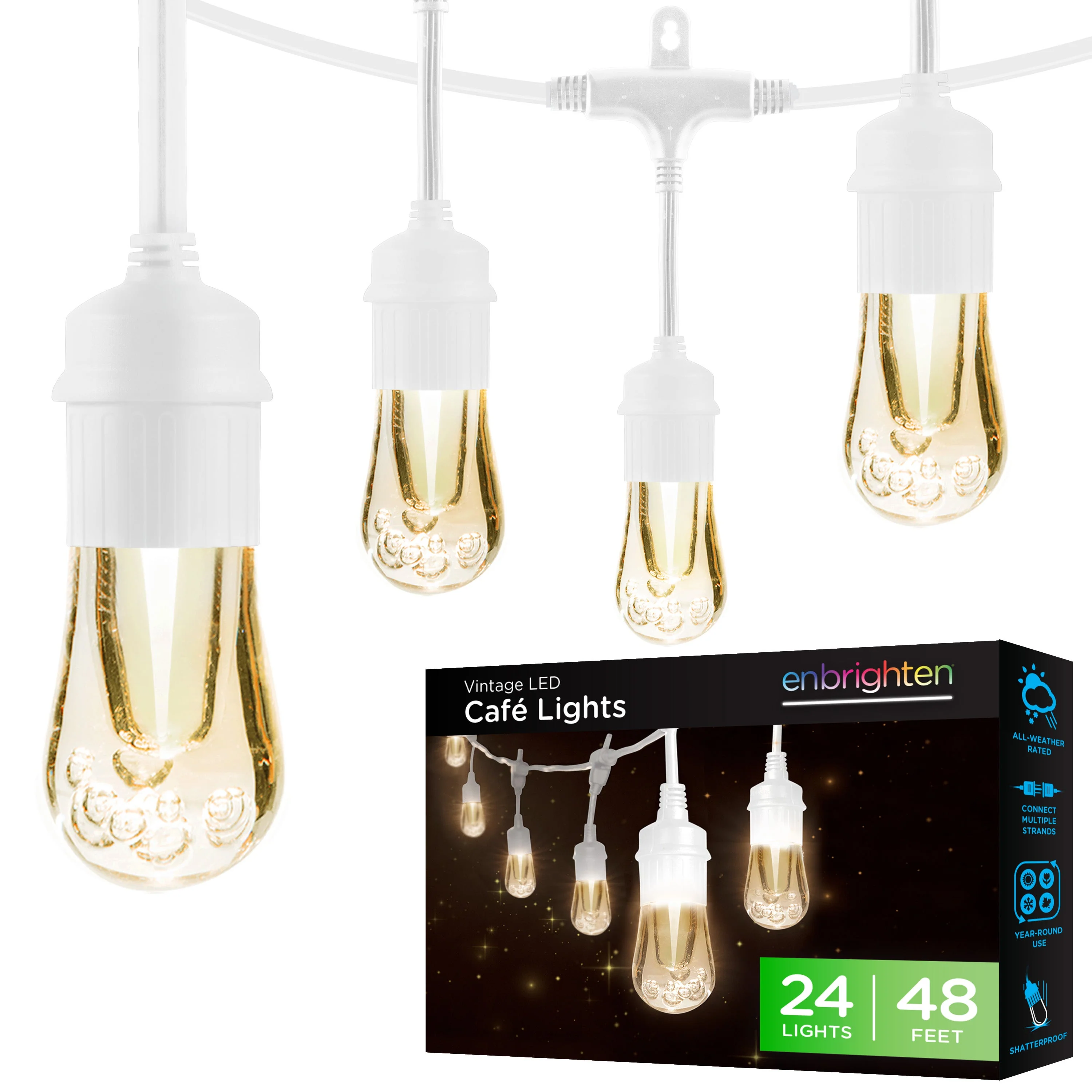 Vintage LED Cafe Lights - Image 4